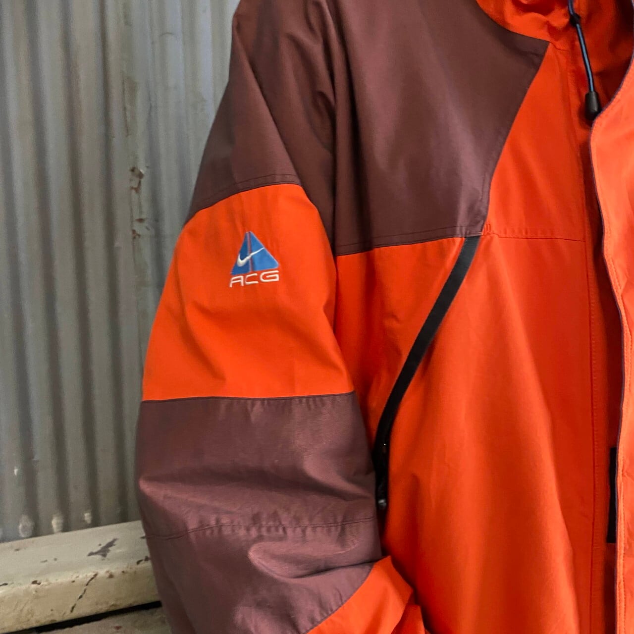 ビッグサイズ 00年代 NIKE ACG ナイキ ロゴ刺繍 マウンテンパーカー