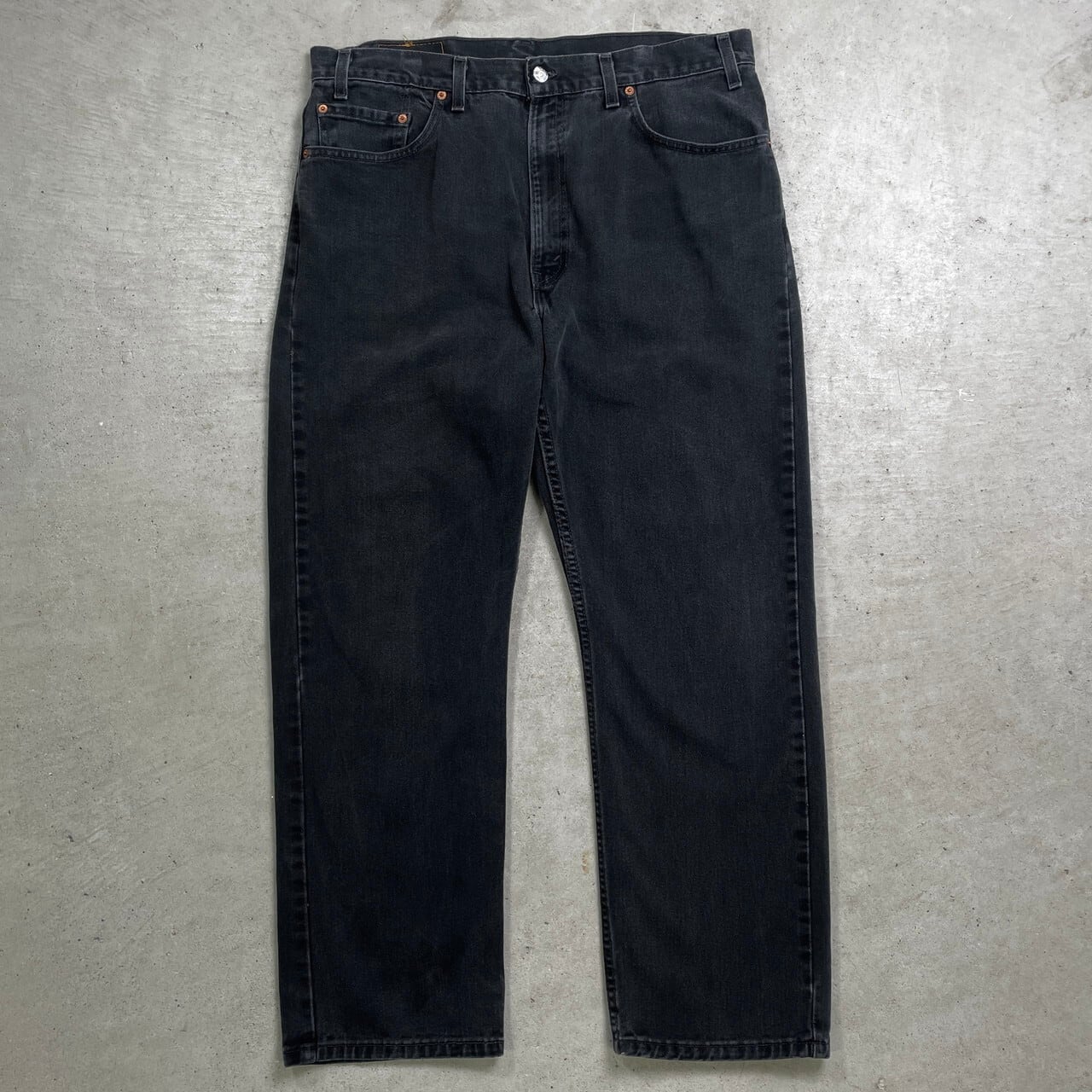 90年代 USA製 Levi's リーバイス 後染め テーパード ブラックデニム