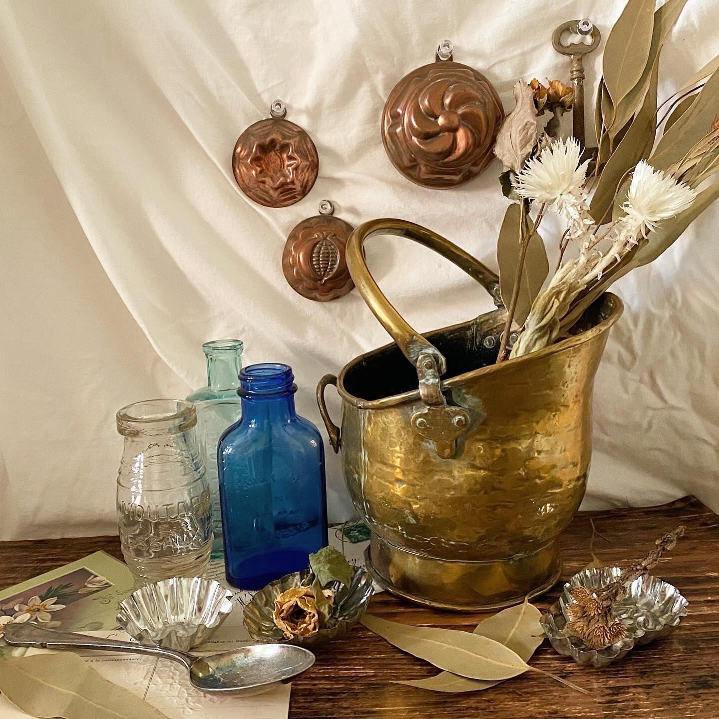 1900年代 フラワーコッパーモールド / 菓子型【フランスアンティーク