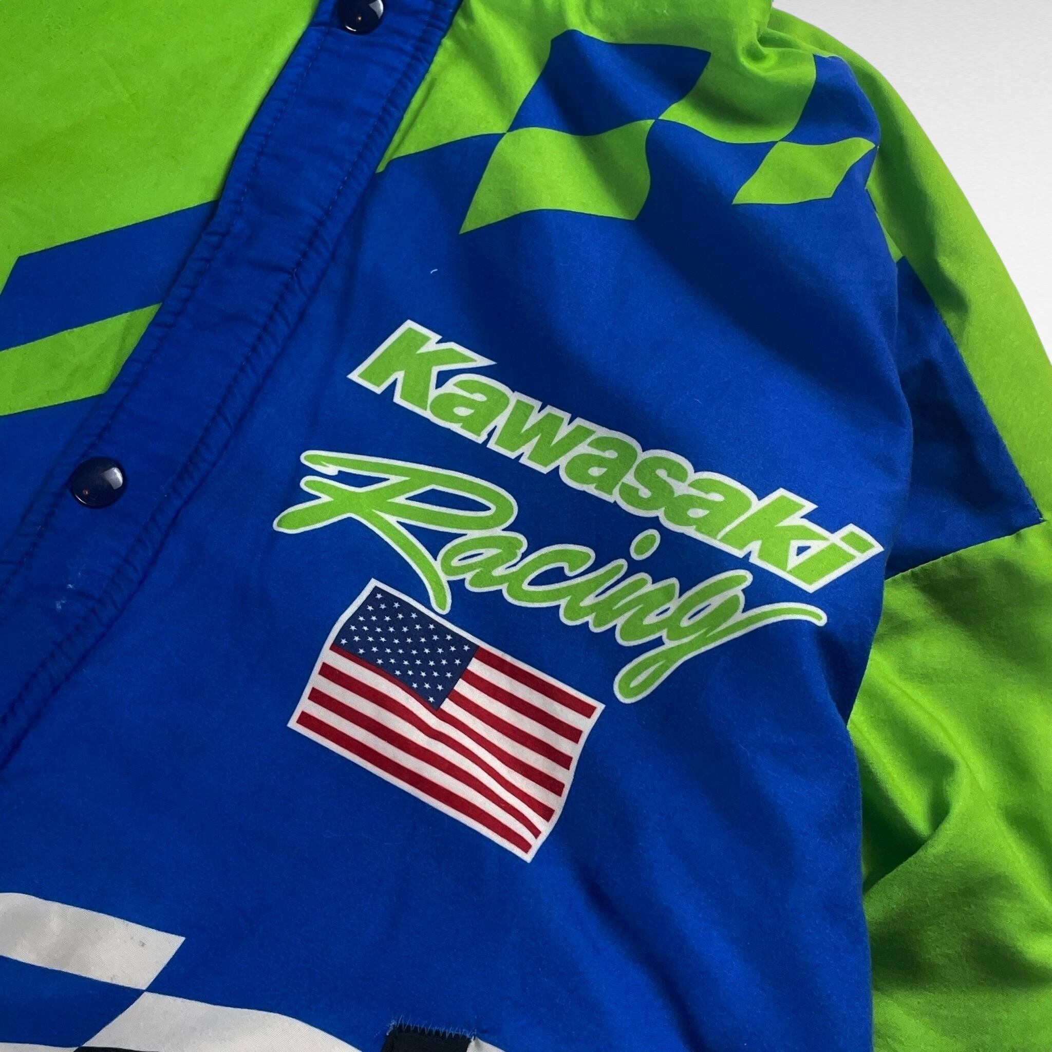 80's】【USA製】 スウィングスター XL相当 Kawasaki レーシング