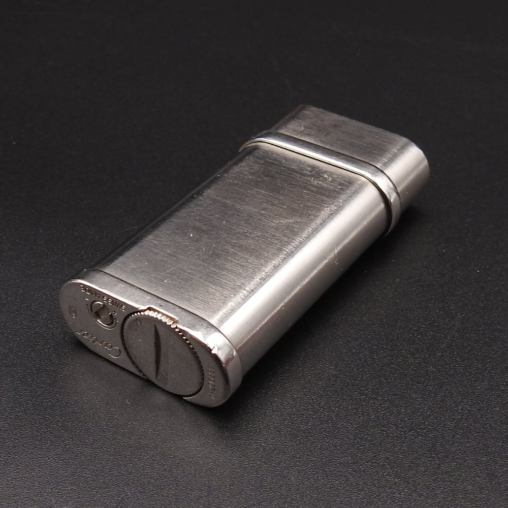 着火確認済み】Cartier カルティエ ガスライター ゴドロン シルバー