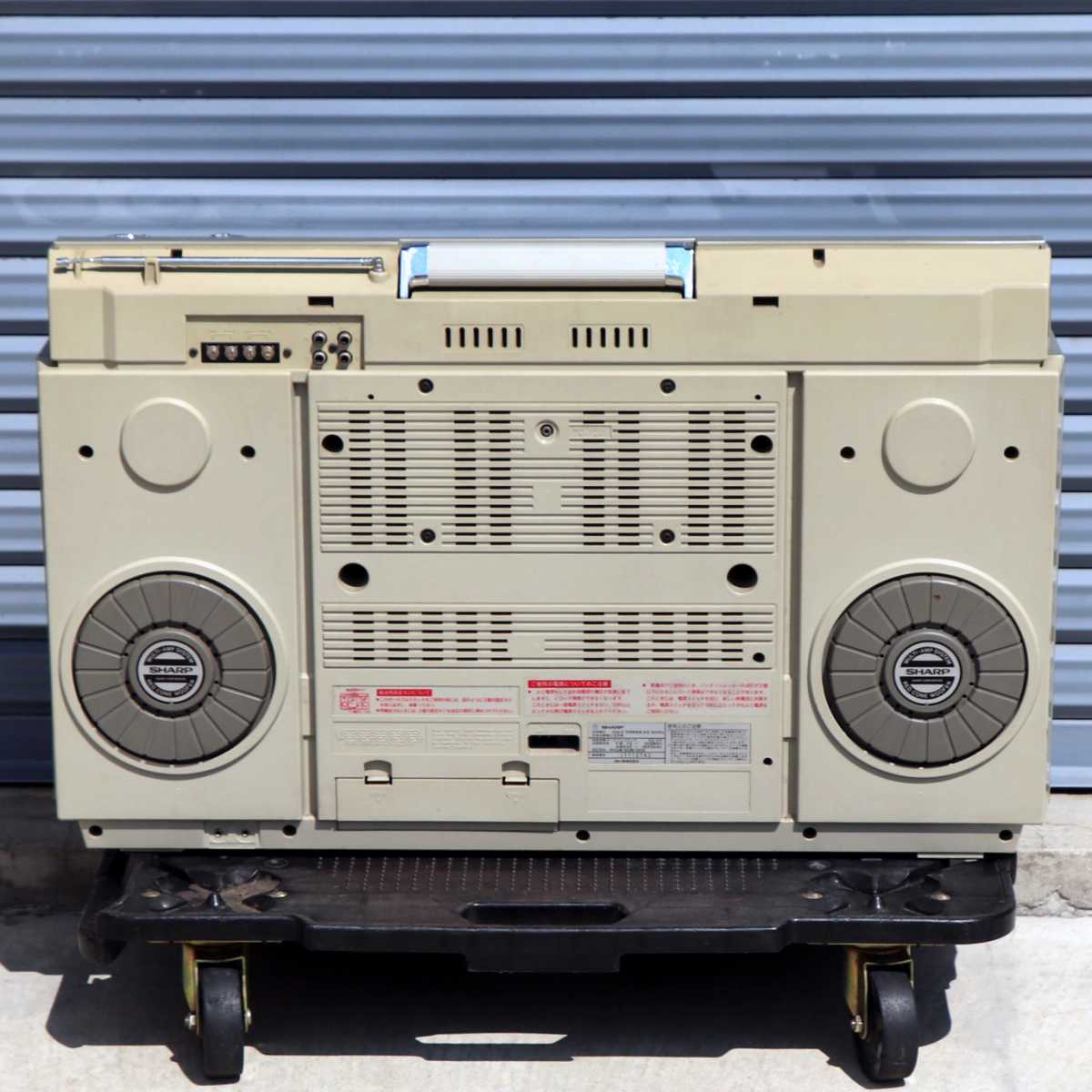 SHARP・シャープ・デュアルプレイディスクステレオシステム・ラジカセ