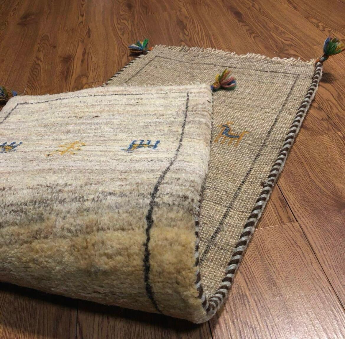 ペルシャギャッベ( ギャベ )ラグ ベッドサイド 廊下 ランナー No.GK