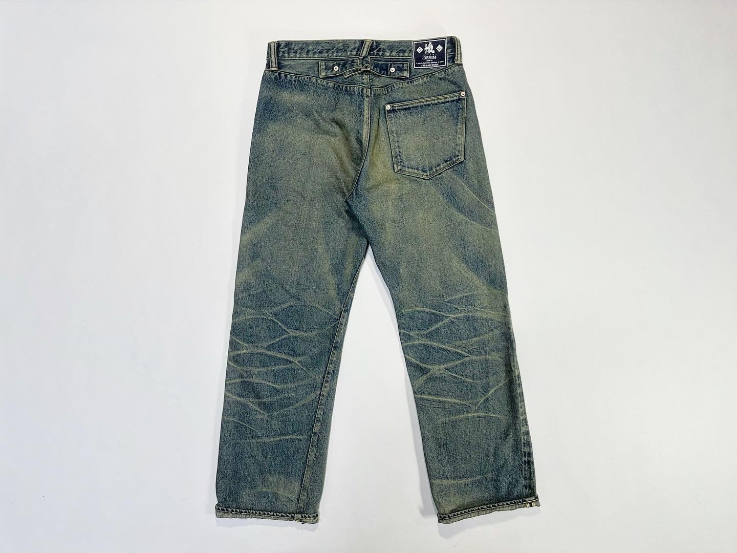 23SS 【憤 -fˈʌn-】DENIM Jeans Nevada Cinch Buckle Used 5P