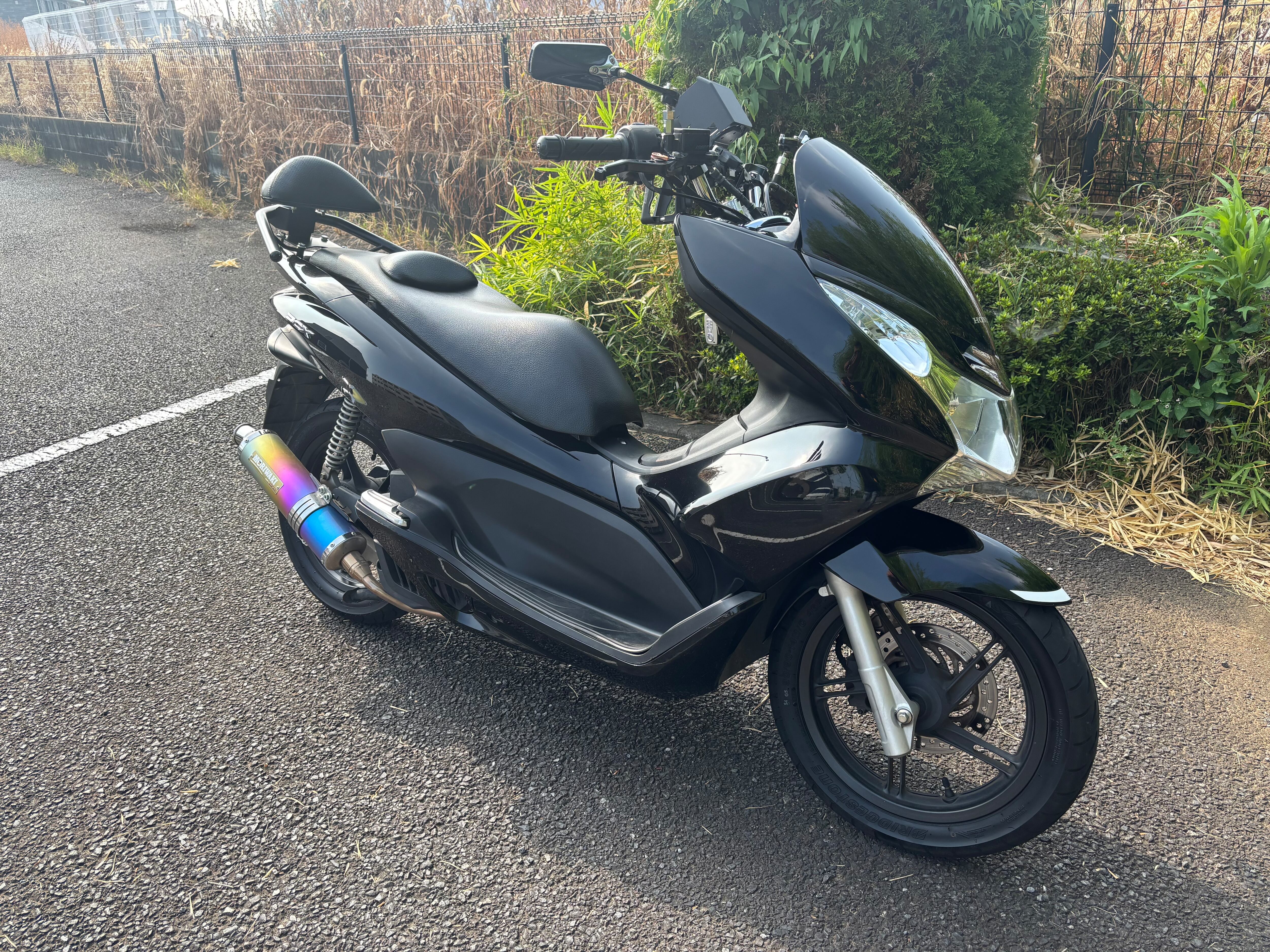 PCX125 JF28 後期 モリワキマフラー バックレスト | K・B・S