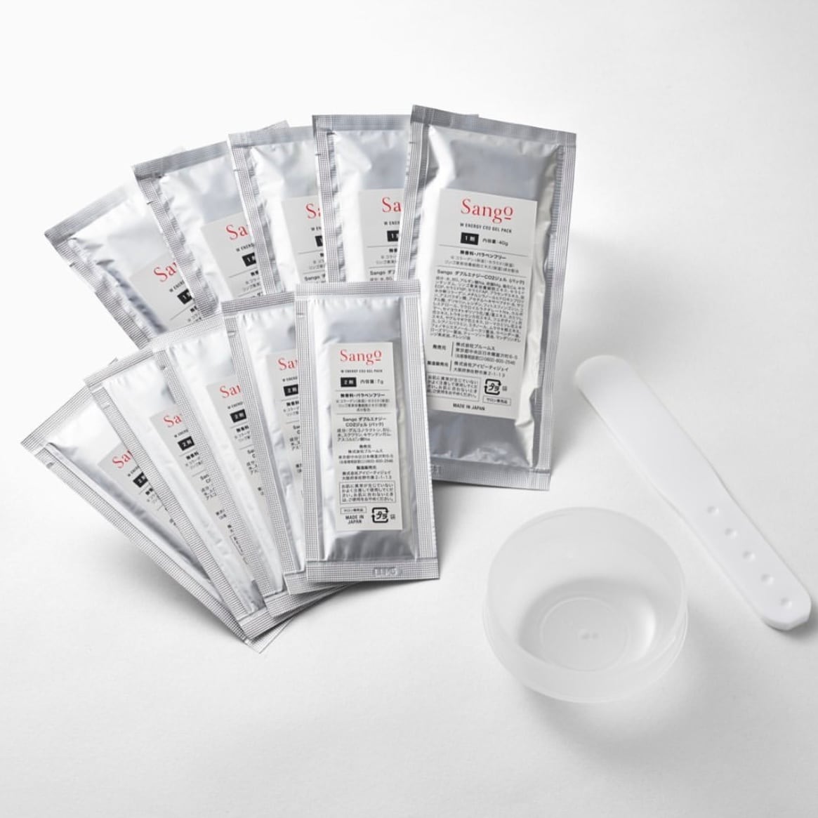 Sango】ダブルエナジーCO2ジェル5回分(高濃度炭酸パック) | nemuriselect