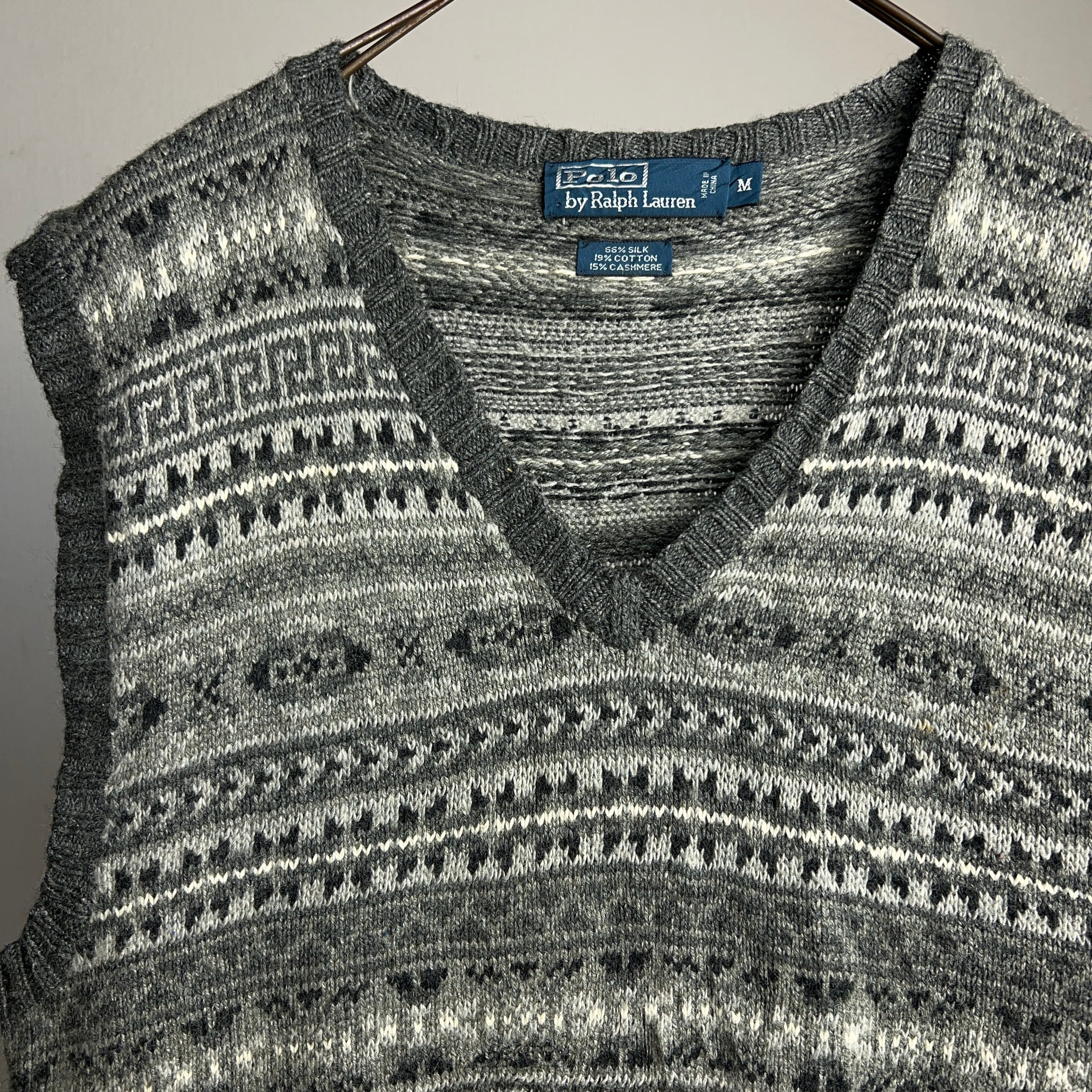 90's Polo by Ralph Lauren Knit Vest SIZE M 90年代 ポロラルフ