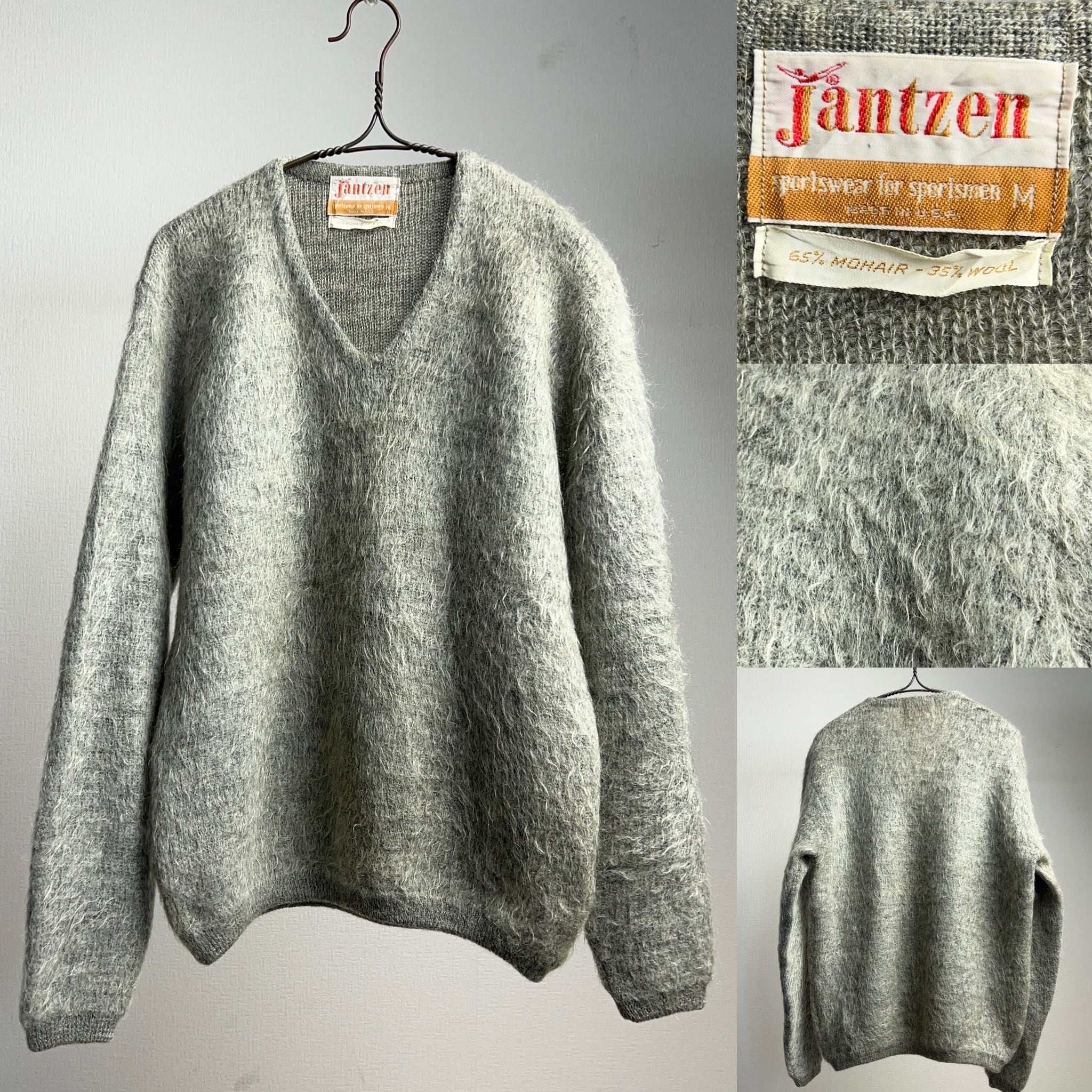 60's “Jantzen” MOHAIR SWEATER ロングヘア モヘアニット 60年代