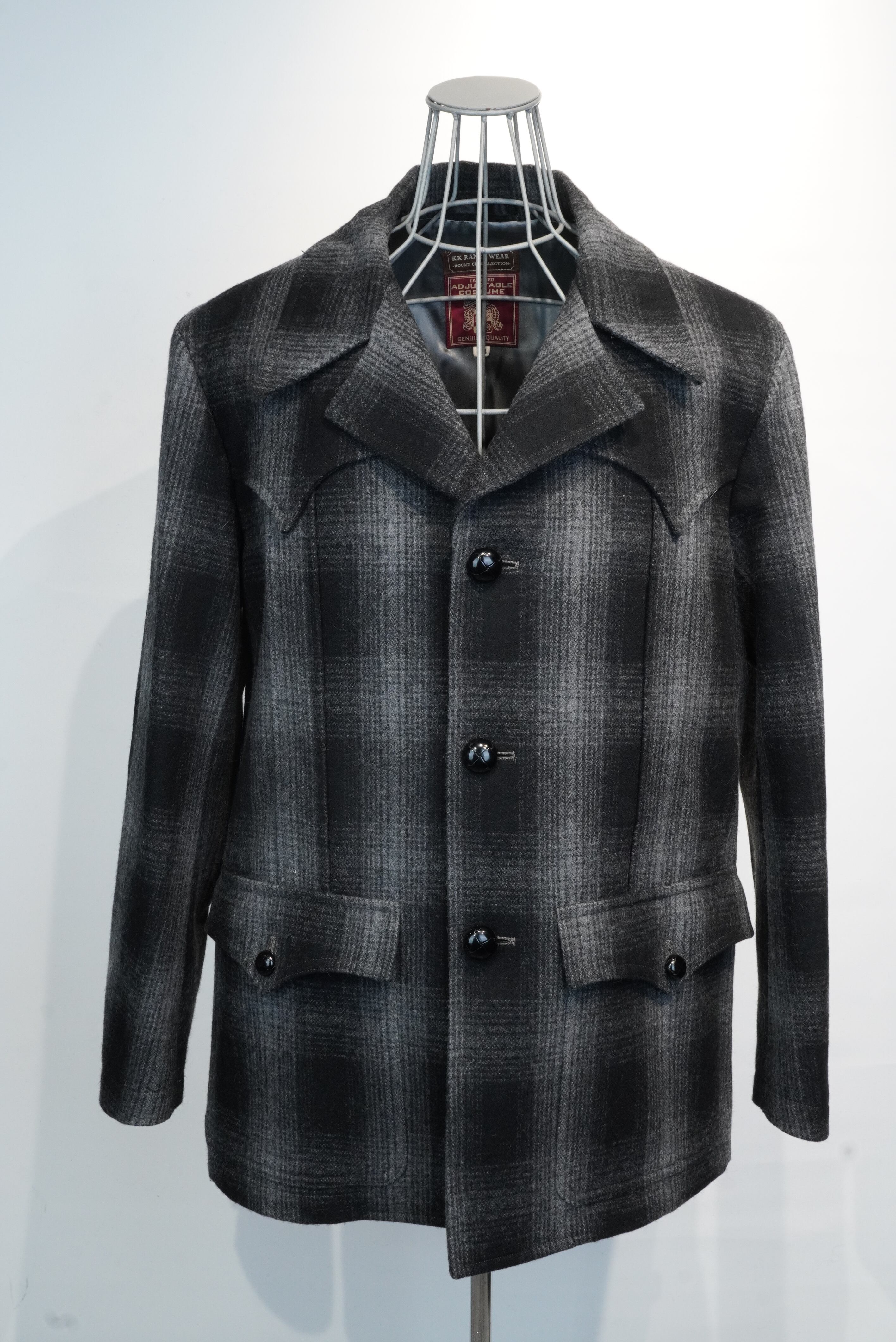 HAVERSACK / Wool Linen Herringbone Tweed Double Breasted Jacket | ARCD