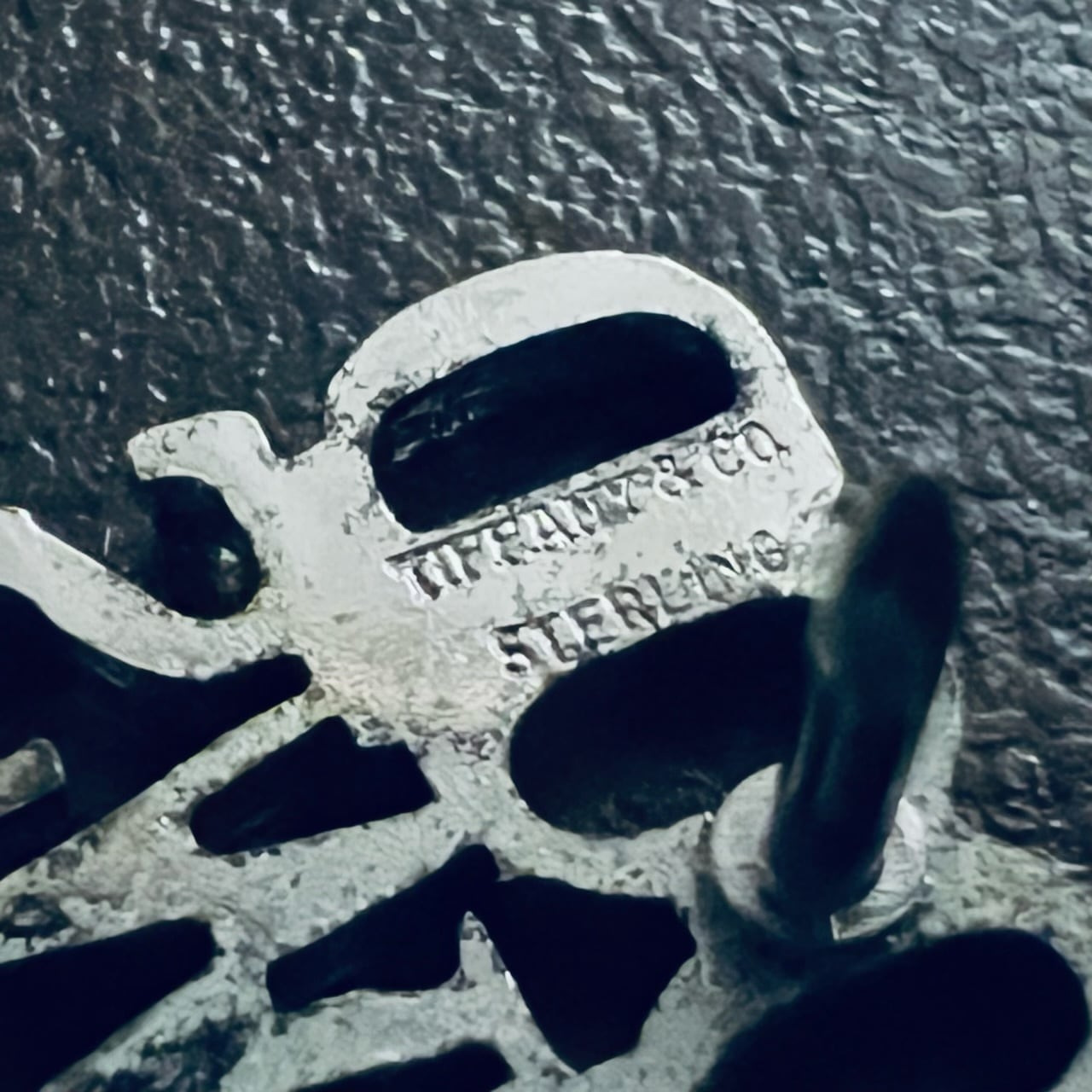 VINTAGE TIFFANY & CO. GOOD NEWS Pin Badge Sterling Silver