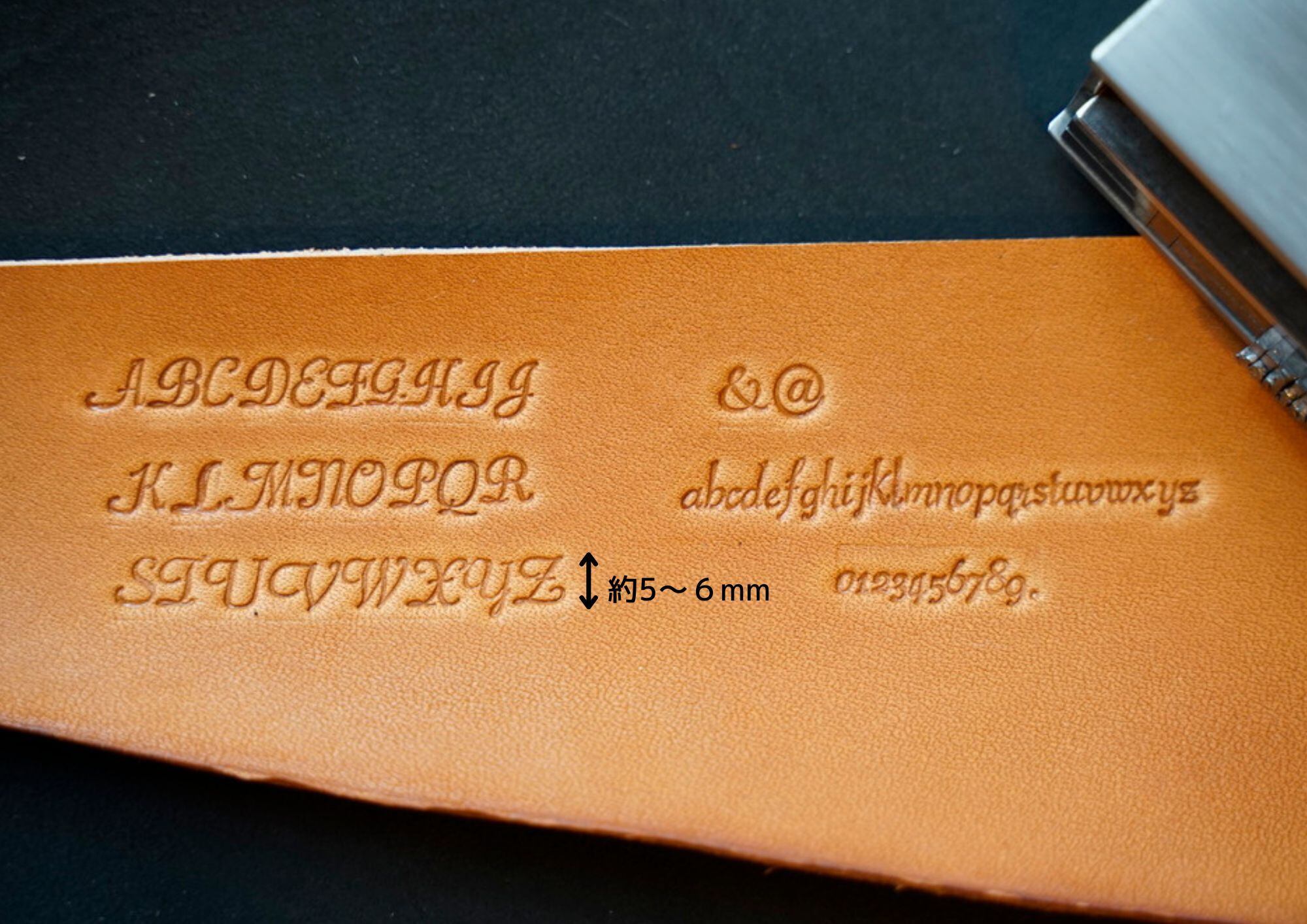 刻印（お名前または日付） | 革細工とニュージーランド雑貨のお店