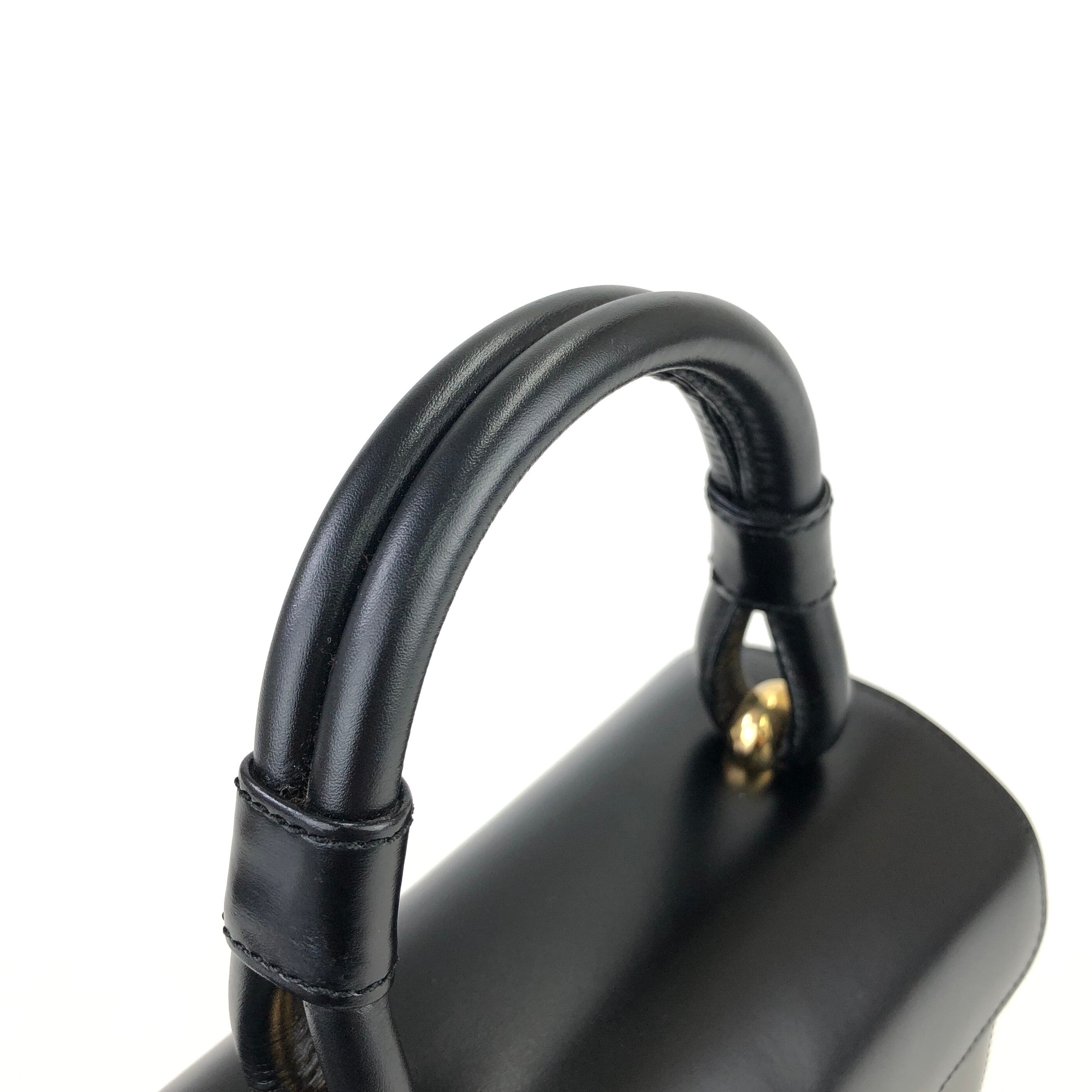 LOEWE ロエベ アナグラム レザー バニティ ミニバッグ トップハンドル