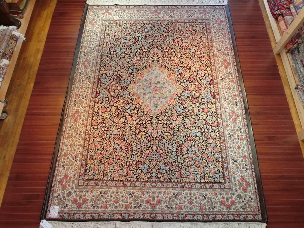 ペルシャ絨毯 手織り ケルマン産【リビングサイズ】1561 | Heris