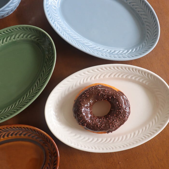 波佐見焼 翔芳窯 オーバルプレート Hasami-yaki Elliptical plate #337