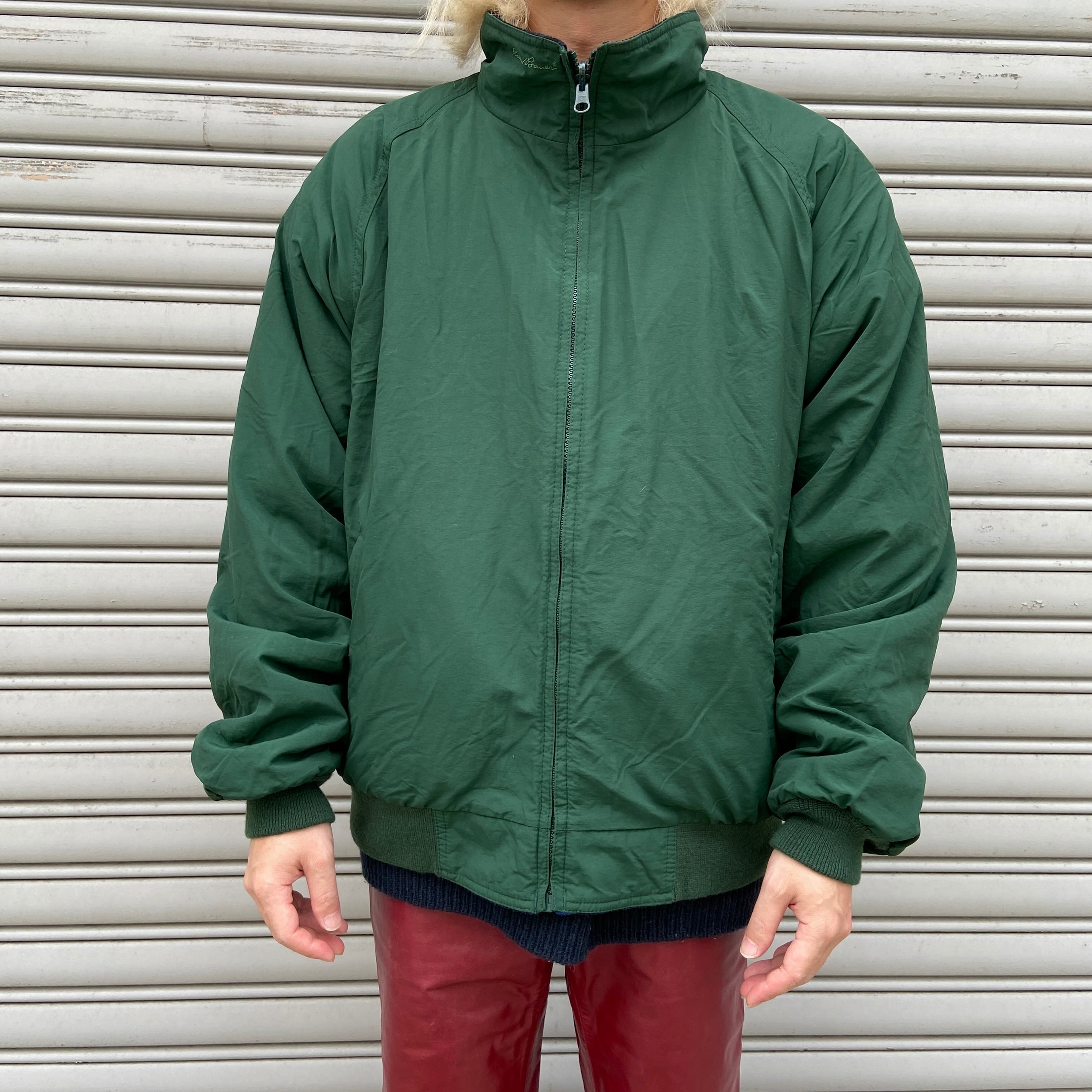 美品 80s USA製 エディーバウアー 黒タグ リバーシブルジャケット