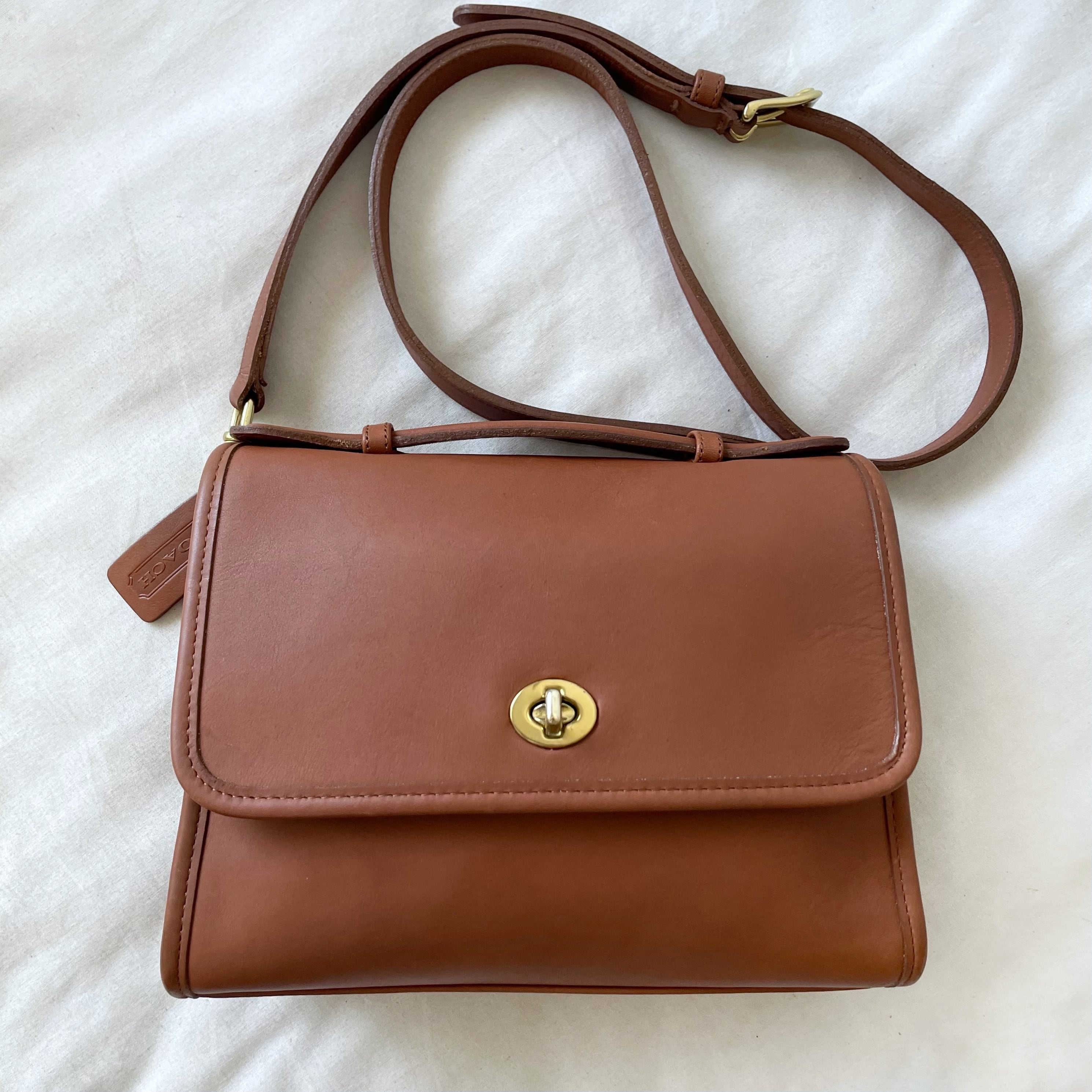 VERY RARE VINTAGE COACH (OLD COACH オールドコーチ) COURT BAG IN