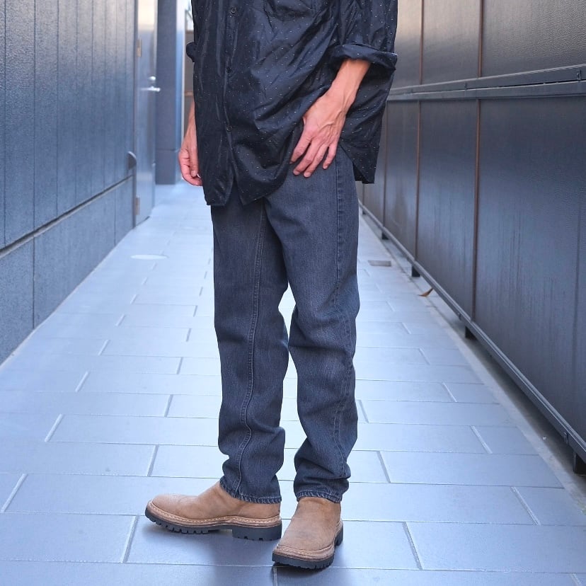 COMOLI(コモリ) /デニム5Pパンツ-FADE BLACK-(C03-03003) | Signs