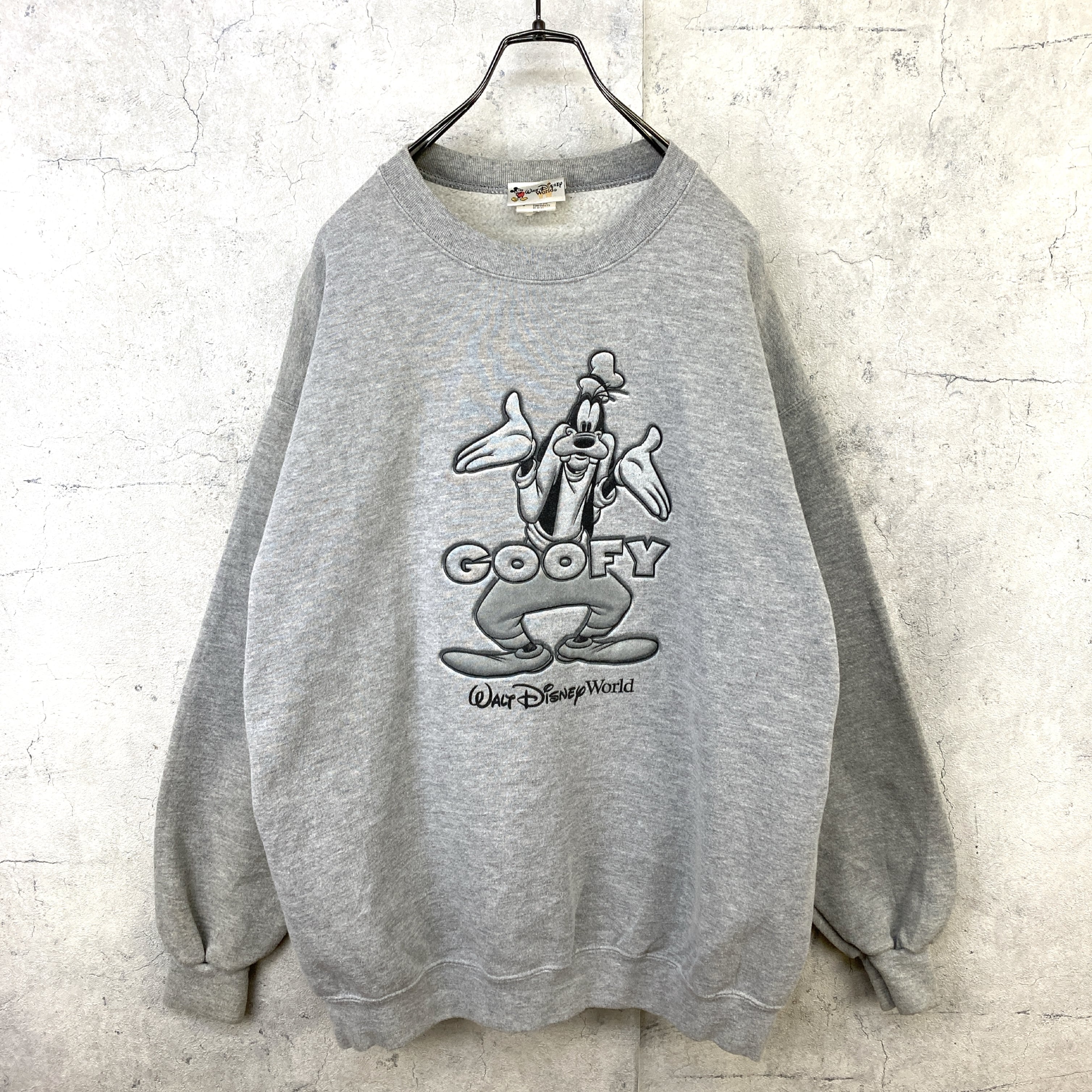 ディズニー グーフィ スウェット キャラクタープリント | 古着屋mills