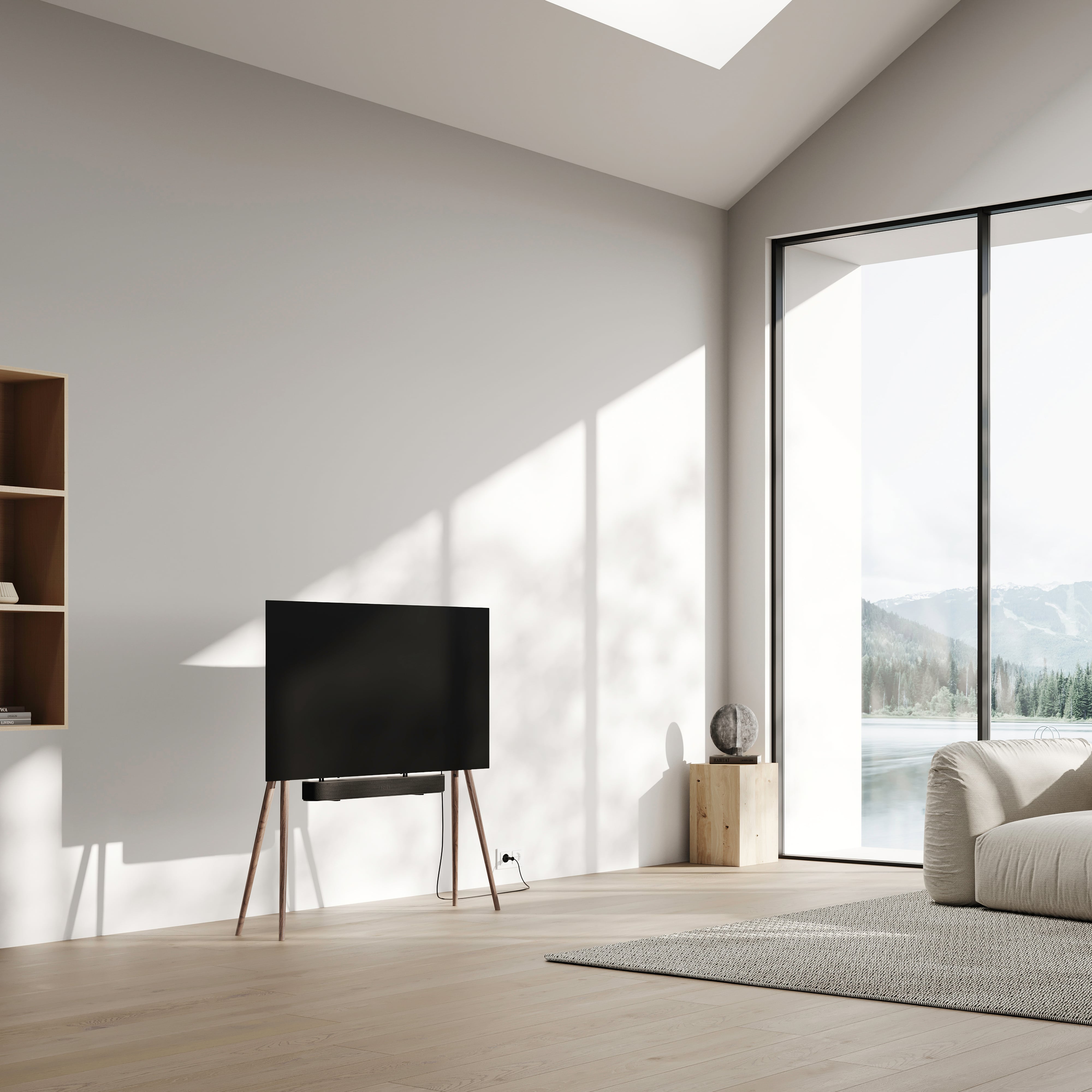 JALG TV STAND／REGULAR - WALNUT NATURAL OIL WAX | HIMITSUKICHI