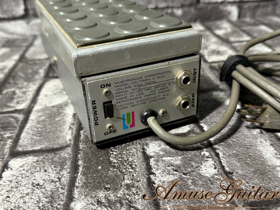 Mu-Tron C-200 Volume-Wah 1970年代製【MUSITRONICS】”Serial Number