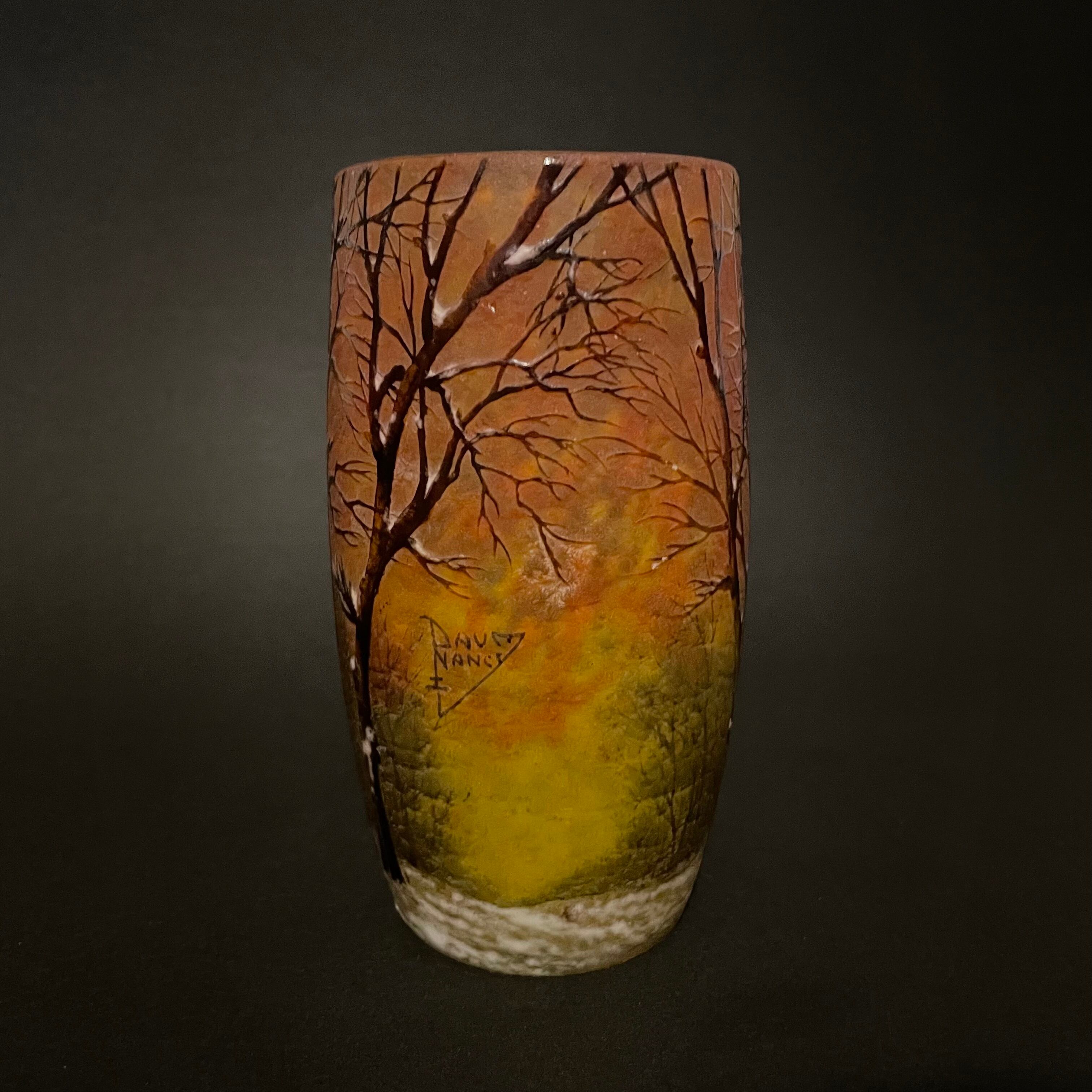 Daun nancy】 ドームナンシー 冬景色文花瓶 | Oldnice(オールドナイス