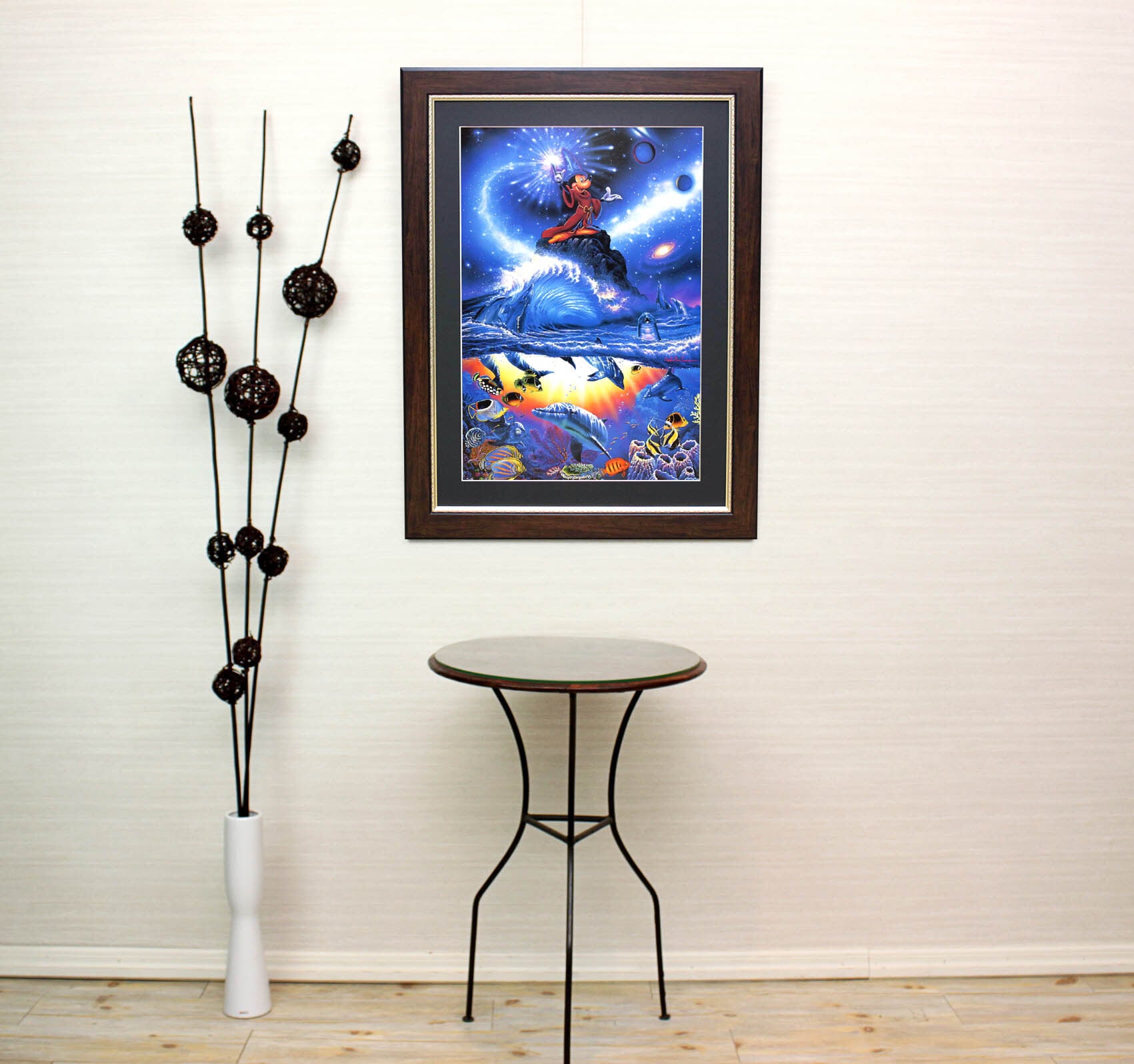 ラッセン ディズニー ポスター「ミッキーマウス/ソーサラー オブ ザ