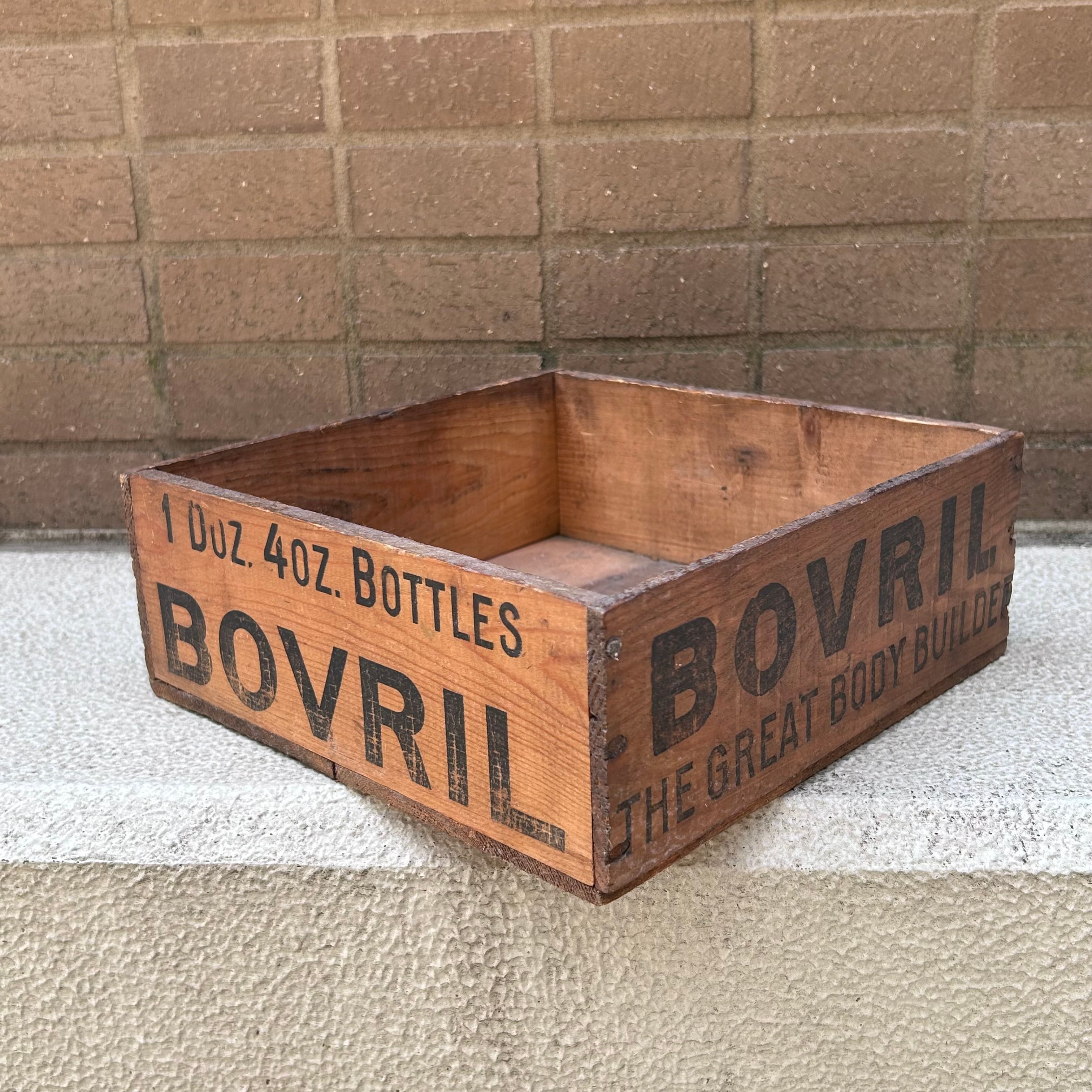 BOVRIL 英国アンティーク 木箱 BOVRIL 英国アンティーク 木箱 【公式通販】