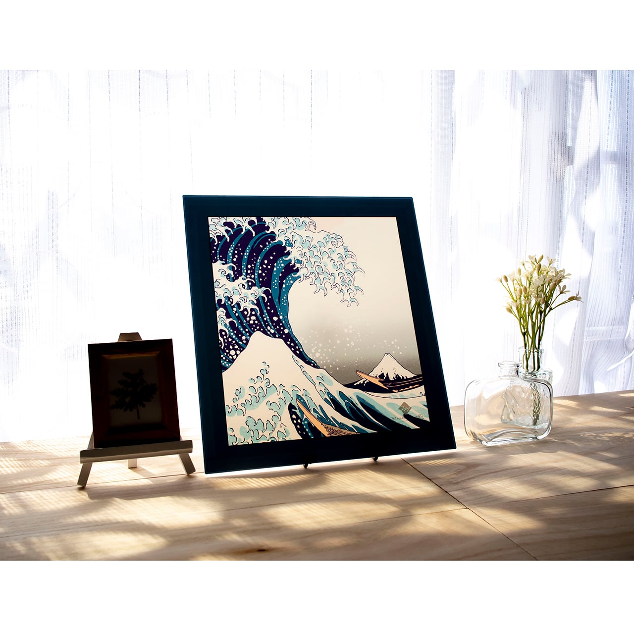 葛飾北斎「神奈川沖浪裏（富嶽三十六景）」 カラーアクリルパネル