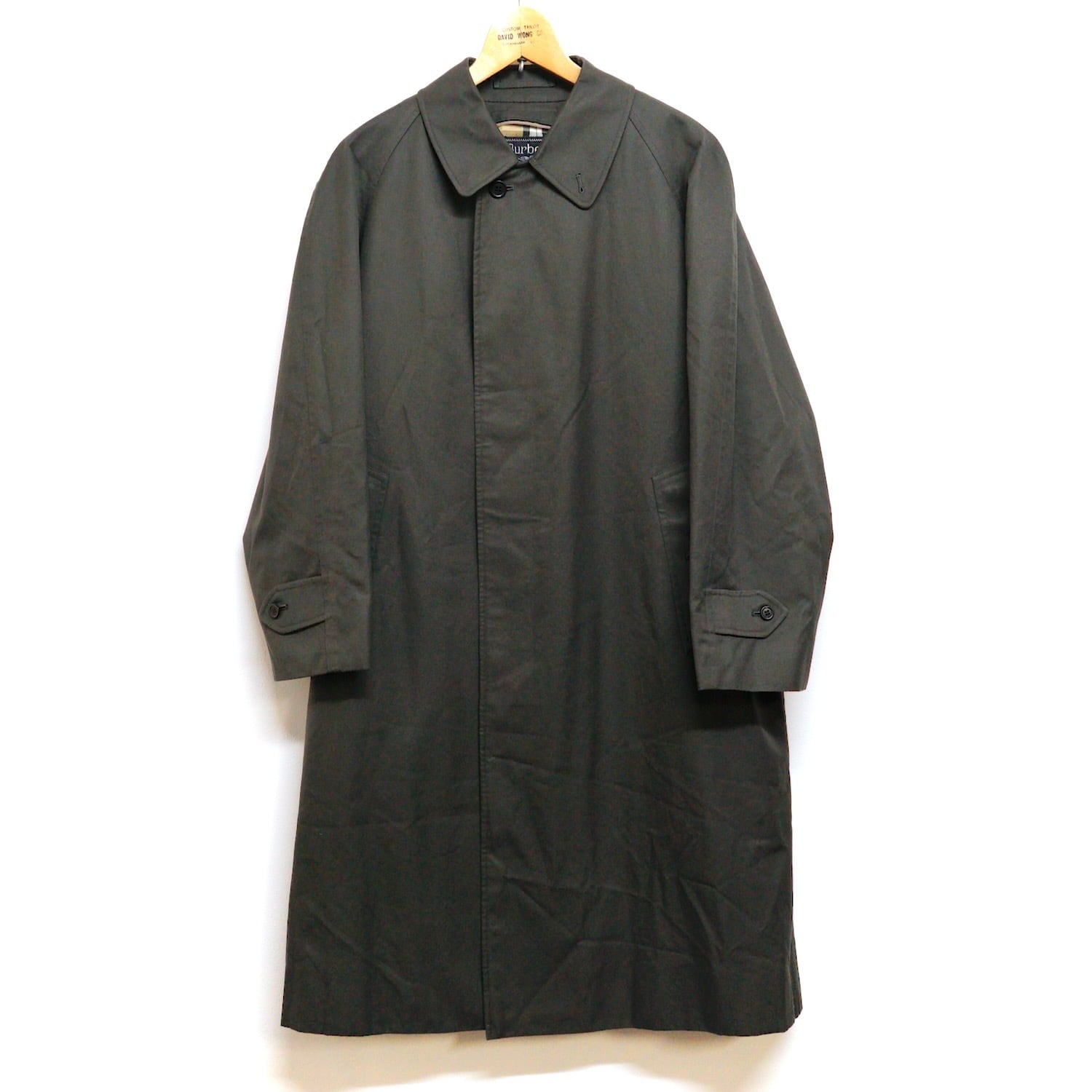 2930R4 Burberrys バーバリー ステンカラーコート ブラック 三陽商会