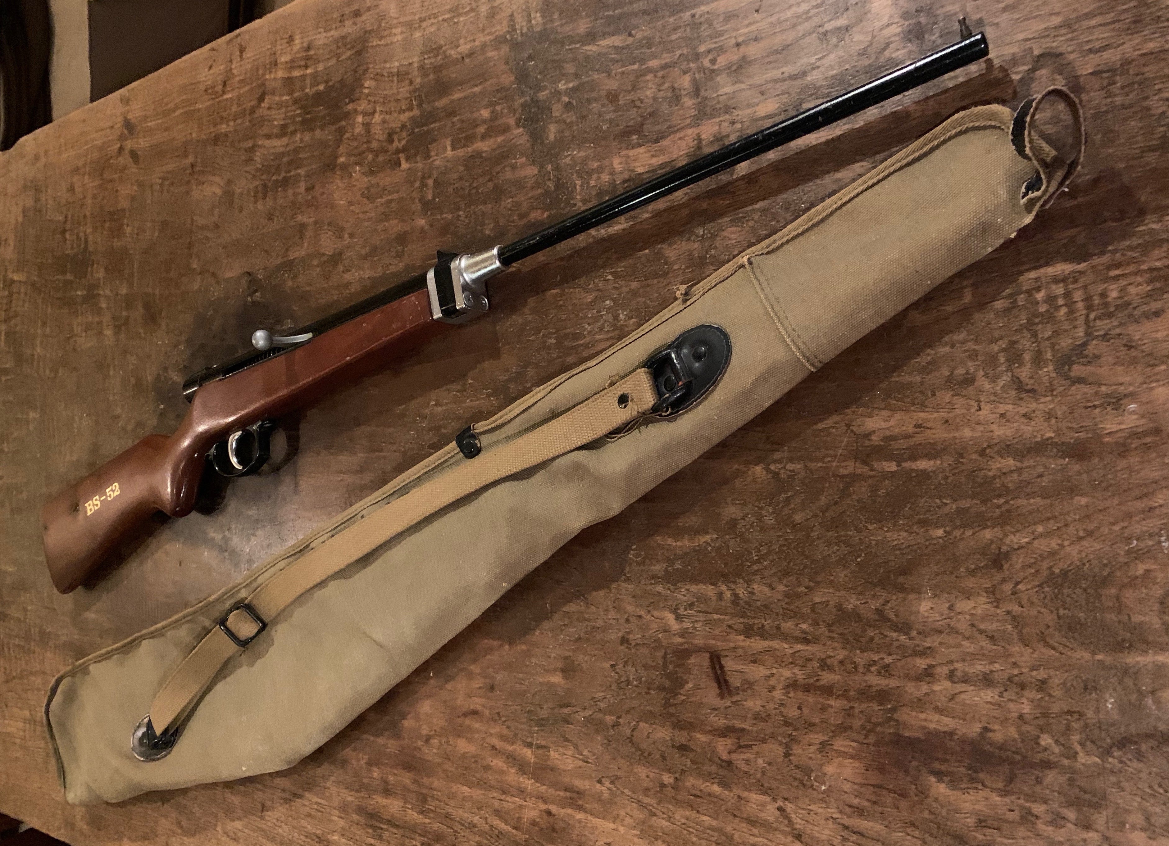 Japan Vinage つづみ弾式 ライフル 銃 BS-52 スポーツ射的 モデルガン