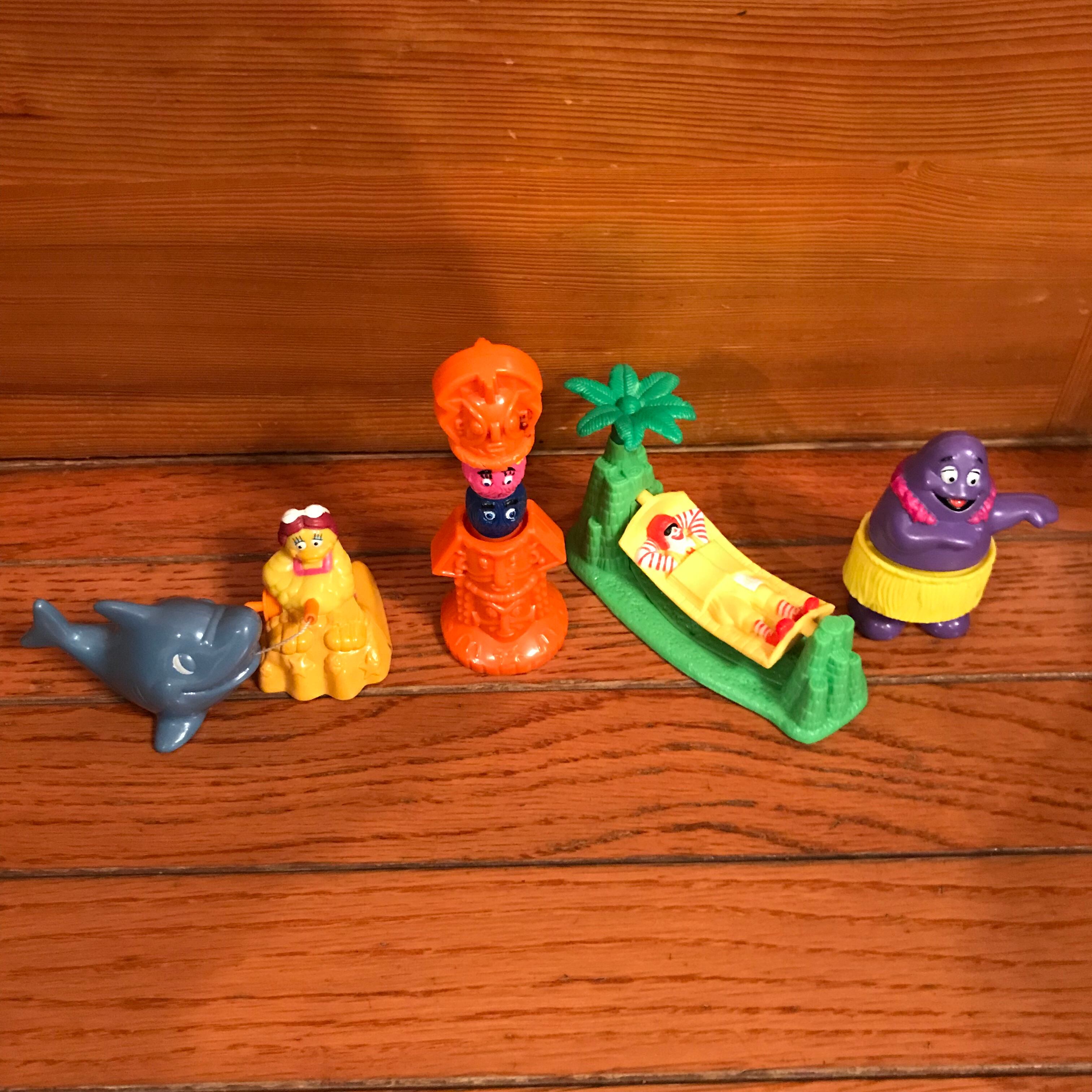 90's マクドナルドトイ 『たのしい 南の島』シリーズ全4種類