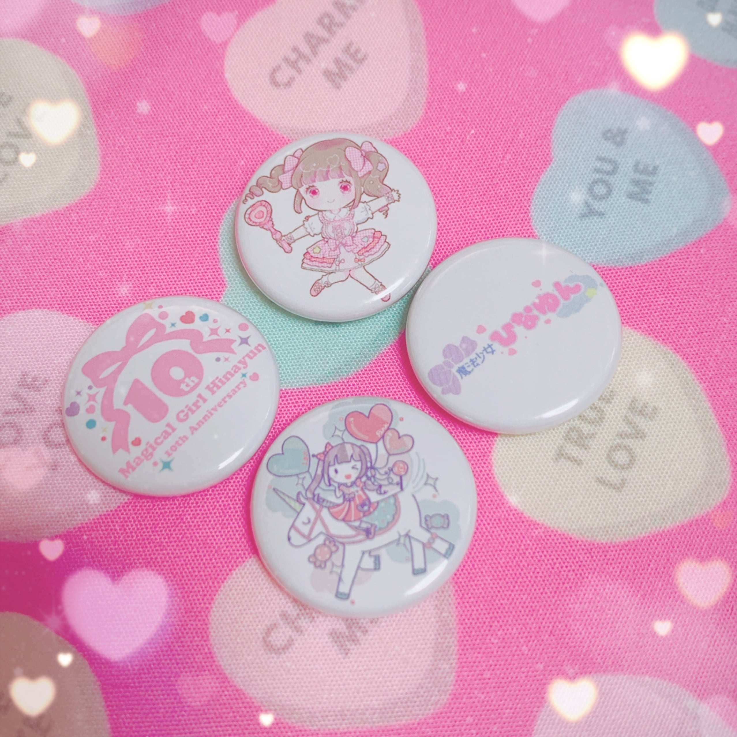 ひなゆん10周年記念 ミニミニ缶バッジ | magicalpink