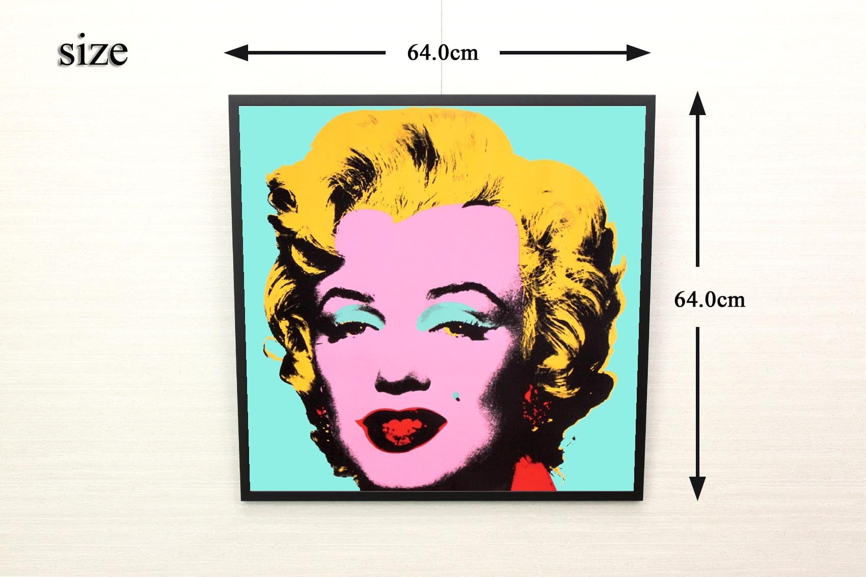 アンディ ウォーホル「マリリン モンロー(オン ブルー グラウンド)1967