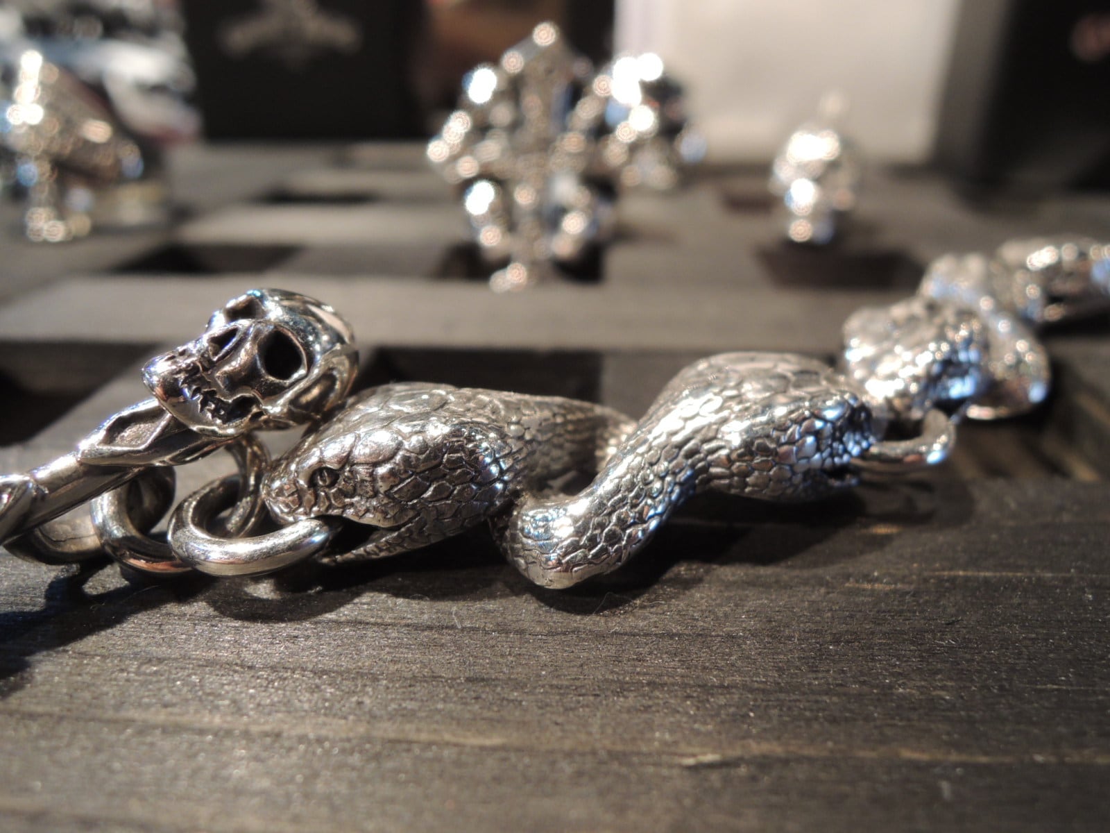 THE GREAT FROG SNAKE HEAD BRACELET グレートフロッグ