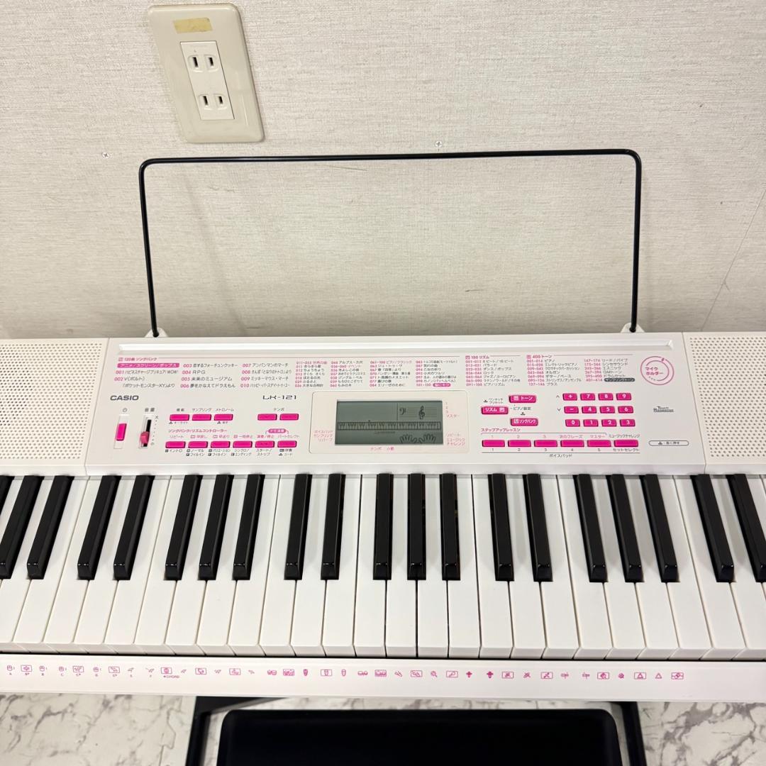 CASIO LK-115 ピンク 61鍵キーボード CASIO電子キーボードLK-115 61鍵