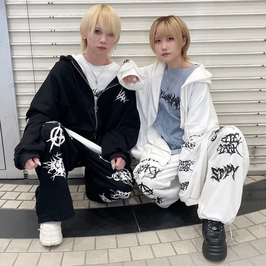 バックラインストーンクロス ZIPパーカー | VOLCAN&APHRODITE