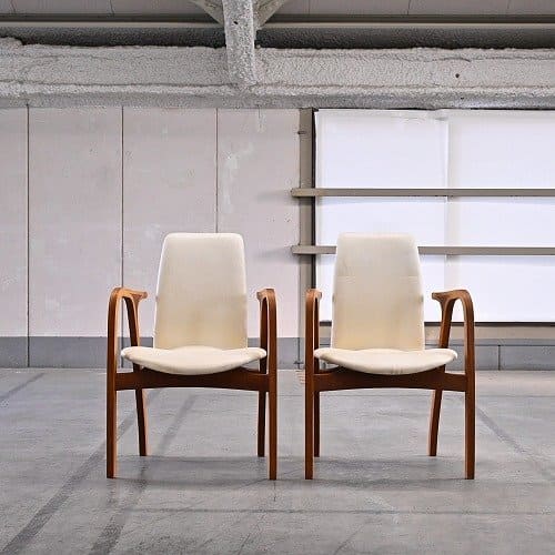 天童木工 チーク材 板倉準三 「アントラー」チェアb 2脚set