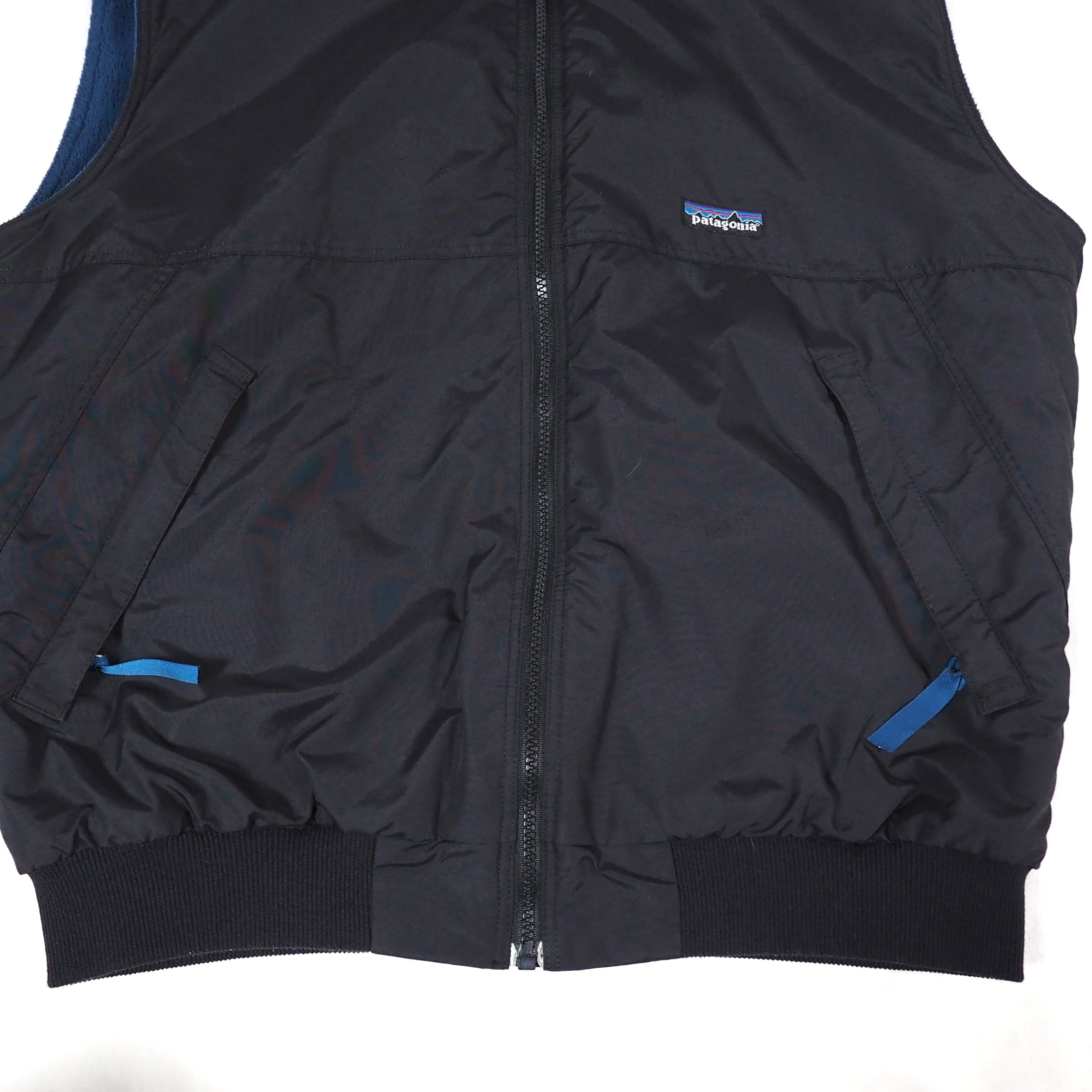 Patagonia shelled synchilla vest L black 90's パタゴニア シェルド