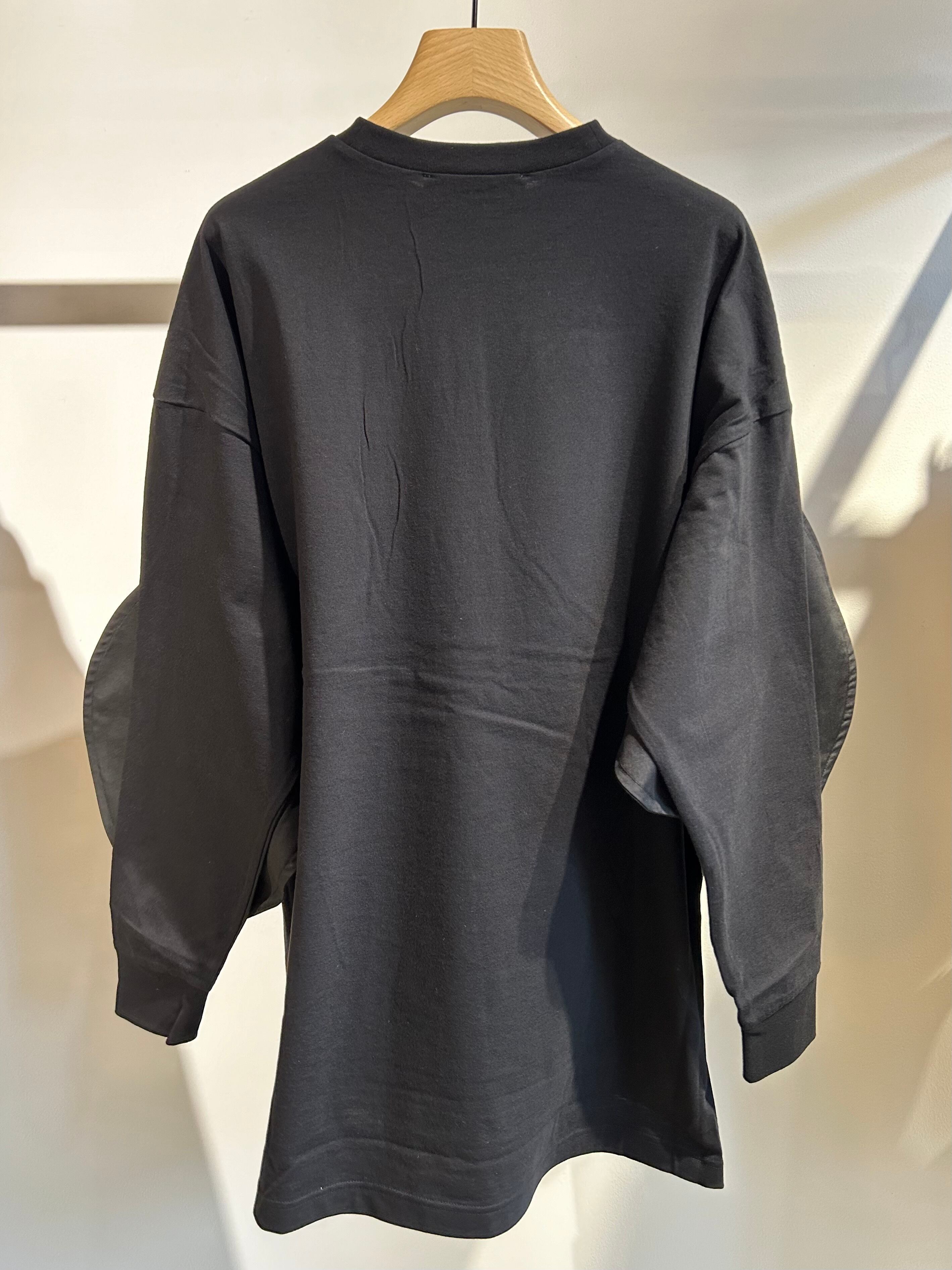 25SS】ENFOLD エンフォルド / APPLIQUE LONG-SLEEVES T-SHIRT / T