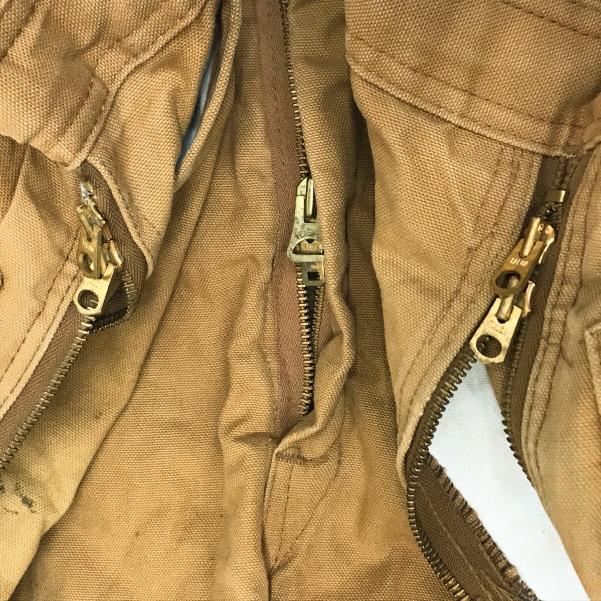 OSHKOSH オシュコシュ 60〜 70年代 USA製 裏キルト付き・ブラウン