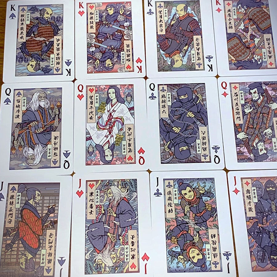 Bicycle Legendary Ninja Playing Cards (カスタムバイスクル