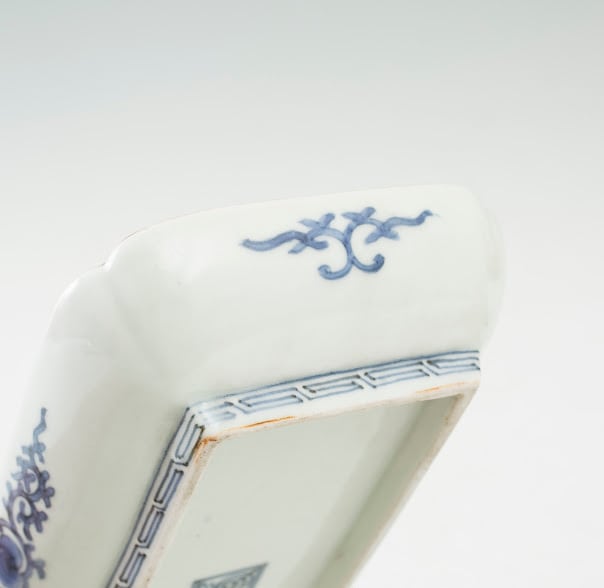 古伊万里 染付 蛸唐草 角皿 長皿 長方皿 四方皿 日本の美 江戸時代