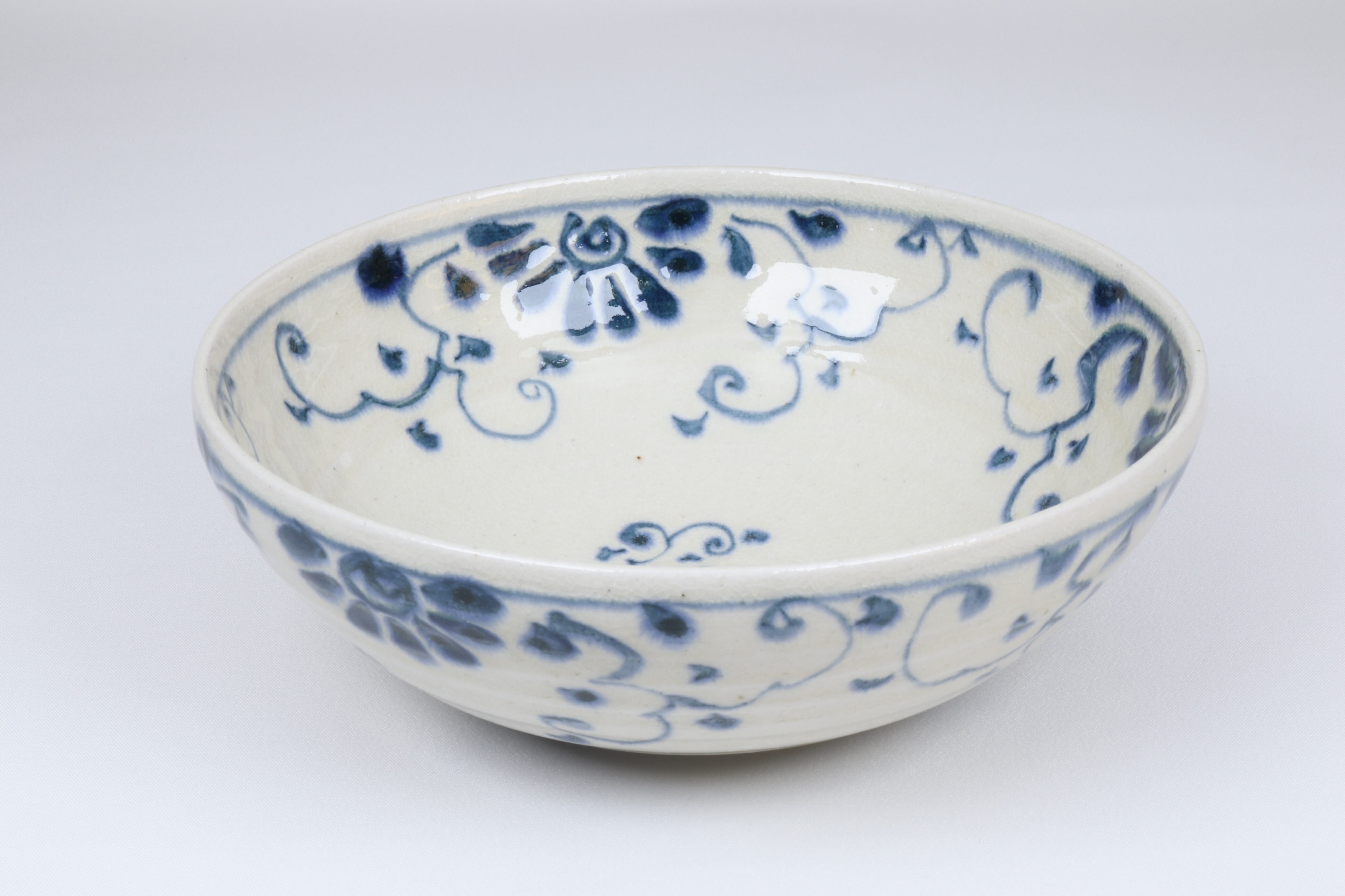 安南 平ボール 花安南 | 宗山窯