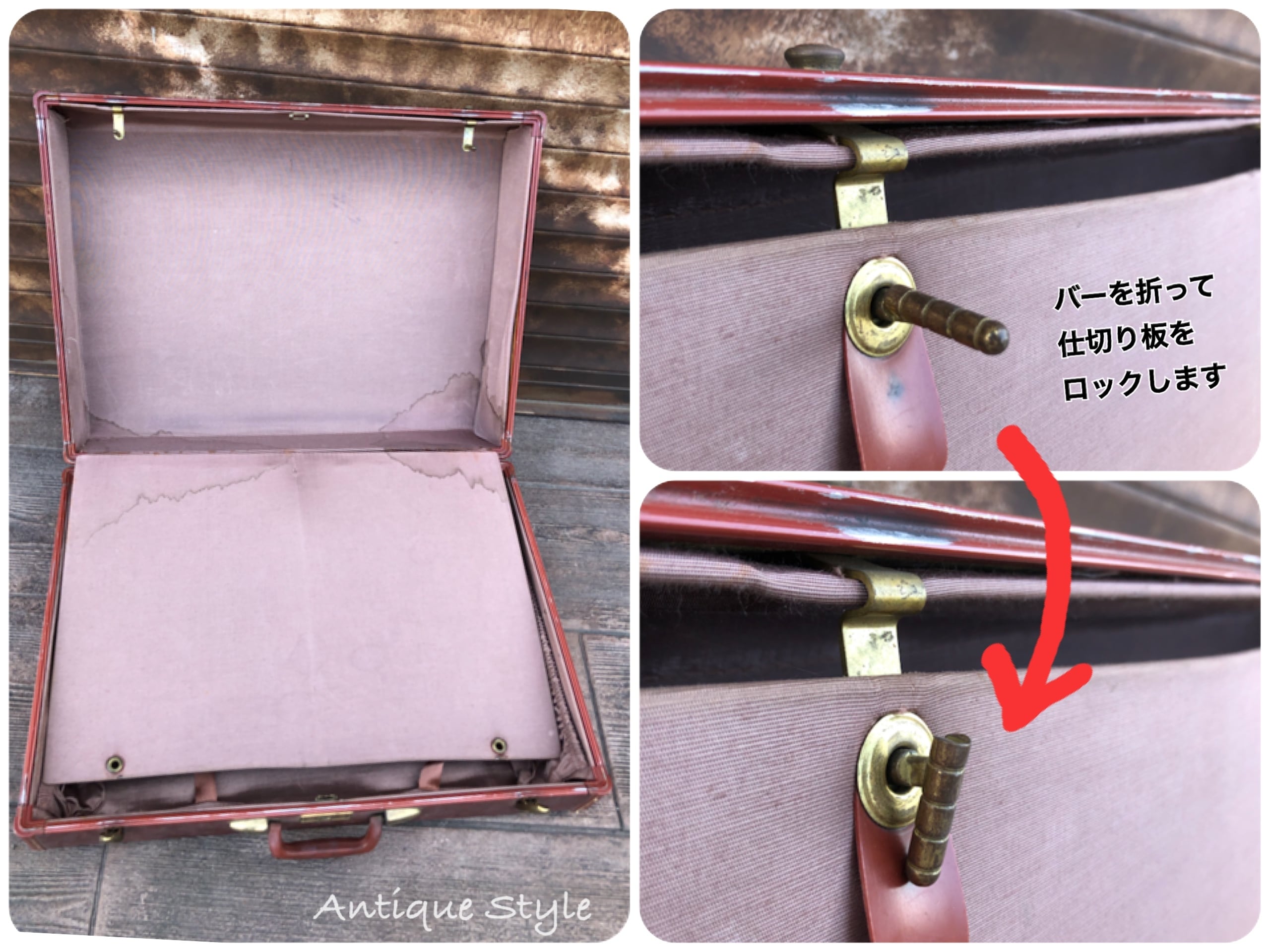 SAMSONITE サムソナイト 鍵付き USA ラージサイズ ヴィンテージ