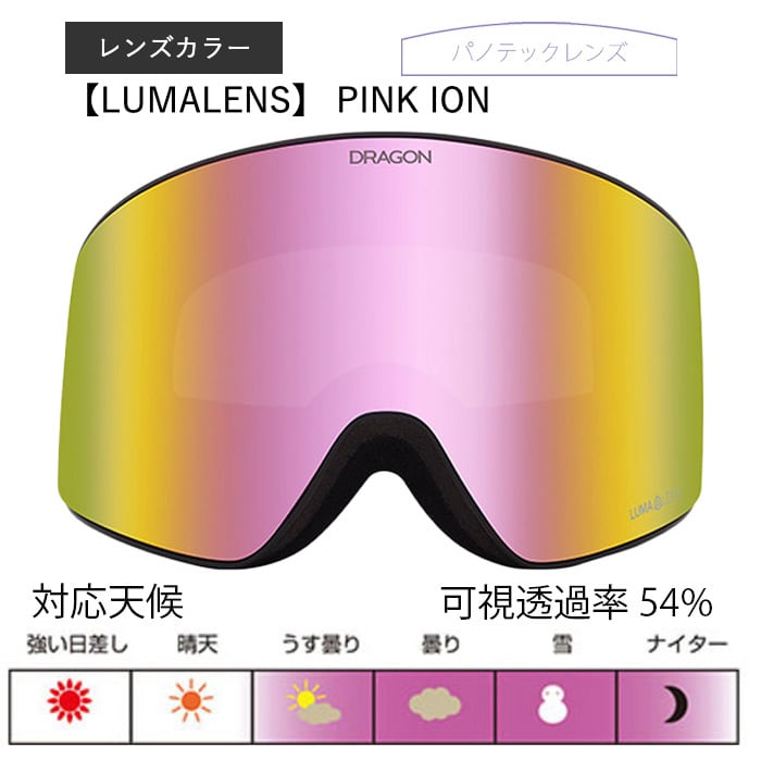 DRAGON LENS PXV ドラゴン ゴーグルレンズ JAPAN LUMALENS ジャパン