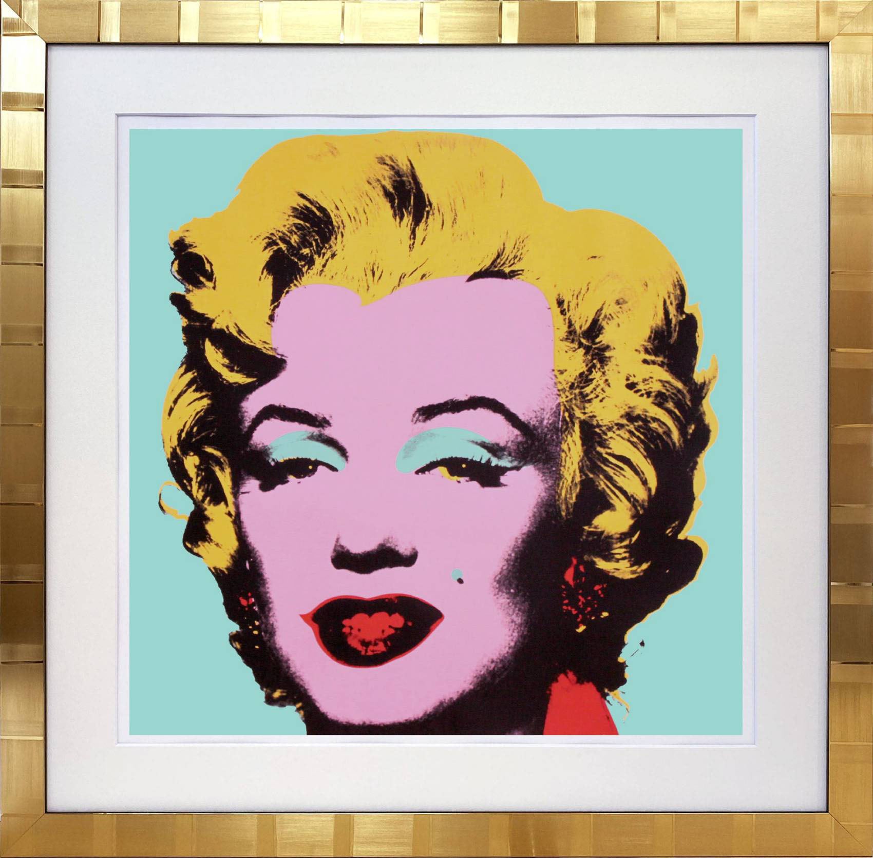 アンディ ウォーホル「マリリン モンロー(オン ブルー グラウンド)1967