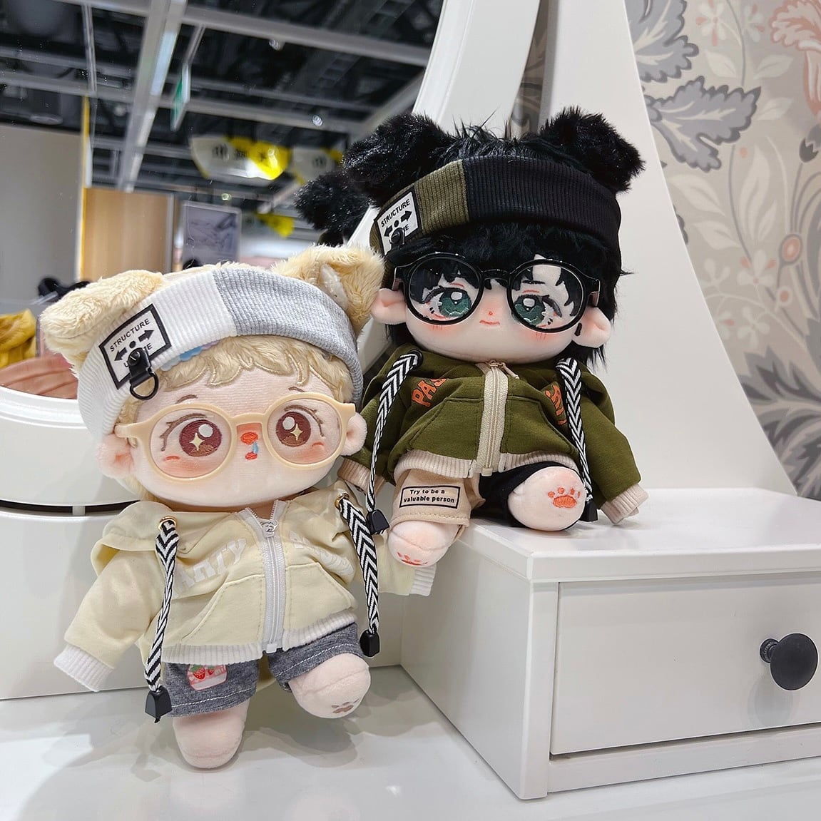 20cmぬい服】シンプルなワンカラーコーデ 20cmぬいぐるみ用 着せ替え