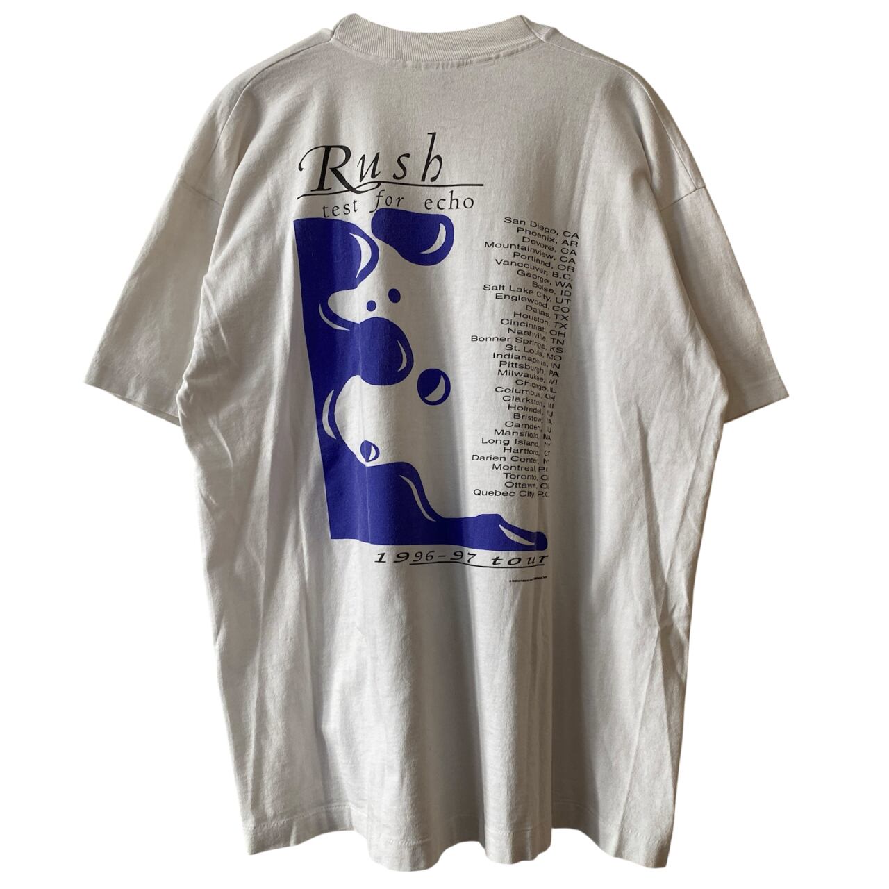 Rush 1996 Test For Echo Tour Band Tee | Vintage High Line