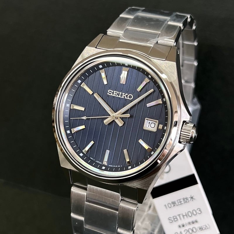 SEIKO セイコーセレクション Sシリーズ SBTH003 青文字盤 10気圧防水