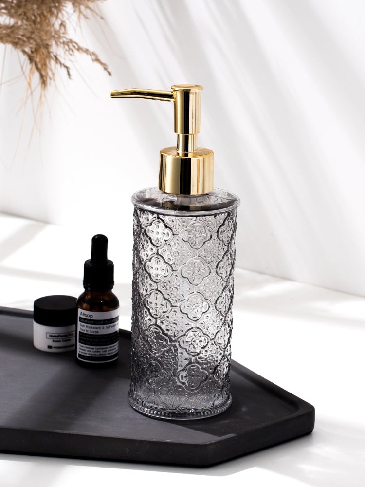 2colors/レトロガラスソープボトル シャンプーボトル 詰め替え用ボトル
